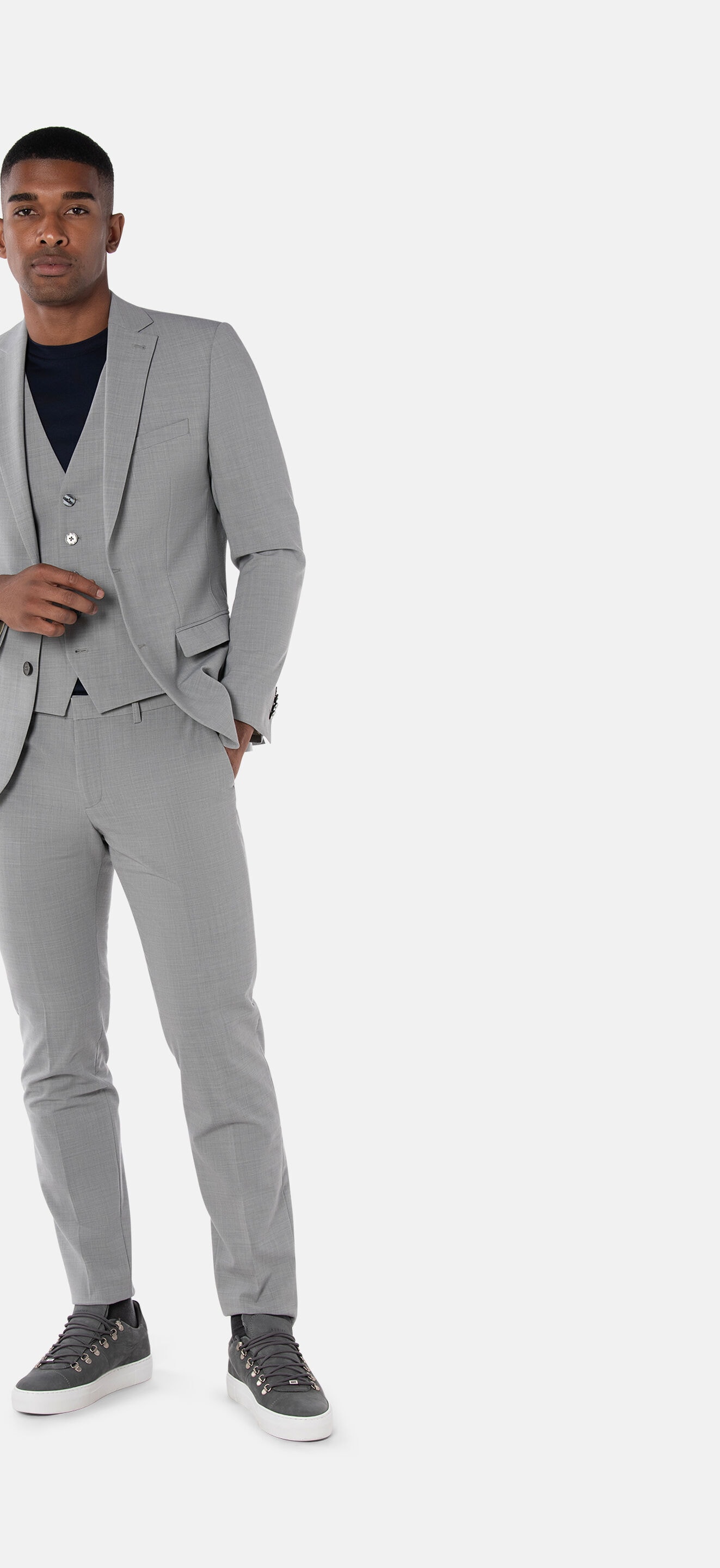 BENVENUTO. Anzugweste »SECCHIA« im Slim-Fit