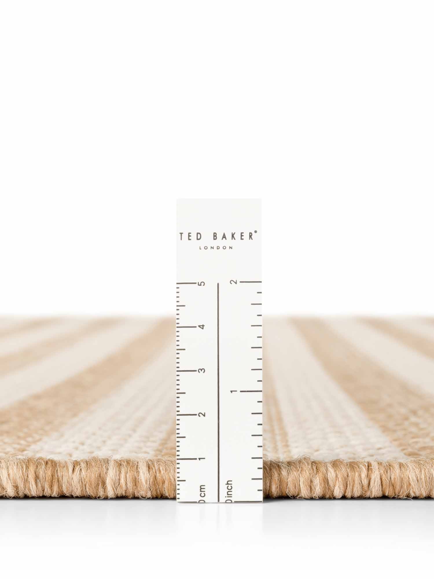 Ted Baker Teppich »Woodfield« oval 8 mm Höhe Designteppich, Wetterfest, Pflegeleicht, Modern, Wohnzimmer, Terrasse