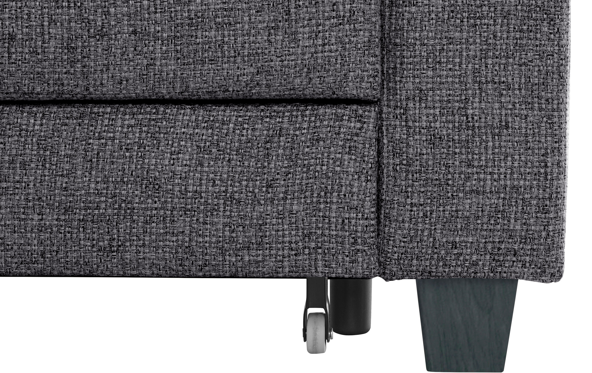 TRENDMANUFAKTUR Ecksofa »Chamber, zeitlos und modern, bequem mit hohem Sitzkomfort, L-Form«, inklusive einer Kopfstütze, wahlweise mit Schlaffunktion