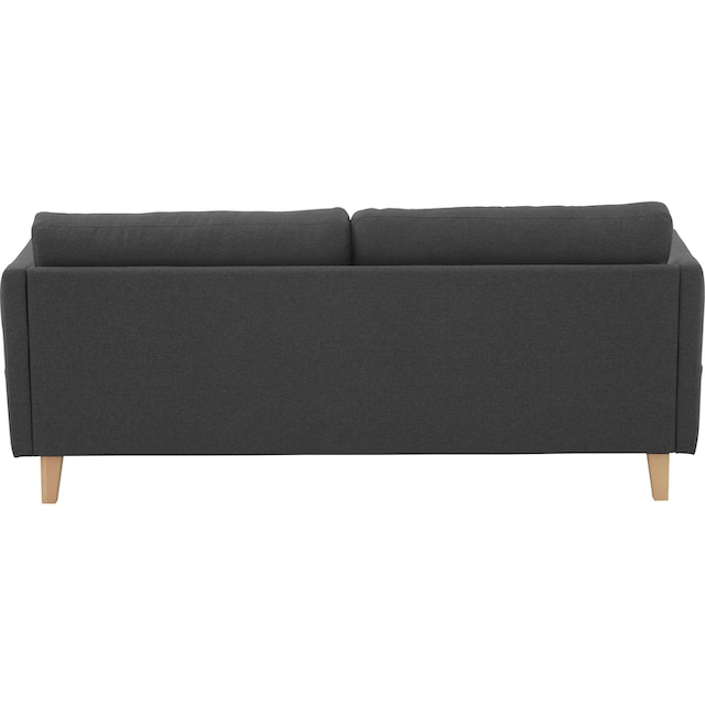 ATLANTIC home collection Ecksofa »Mailo«, mit Seitentaschen, Recamiere  beidseitig montierbar, Massivholzfüße bestellen | BAUR