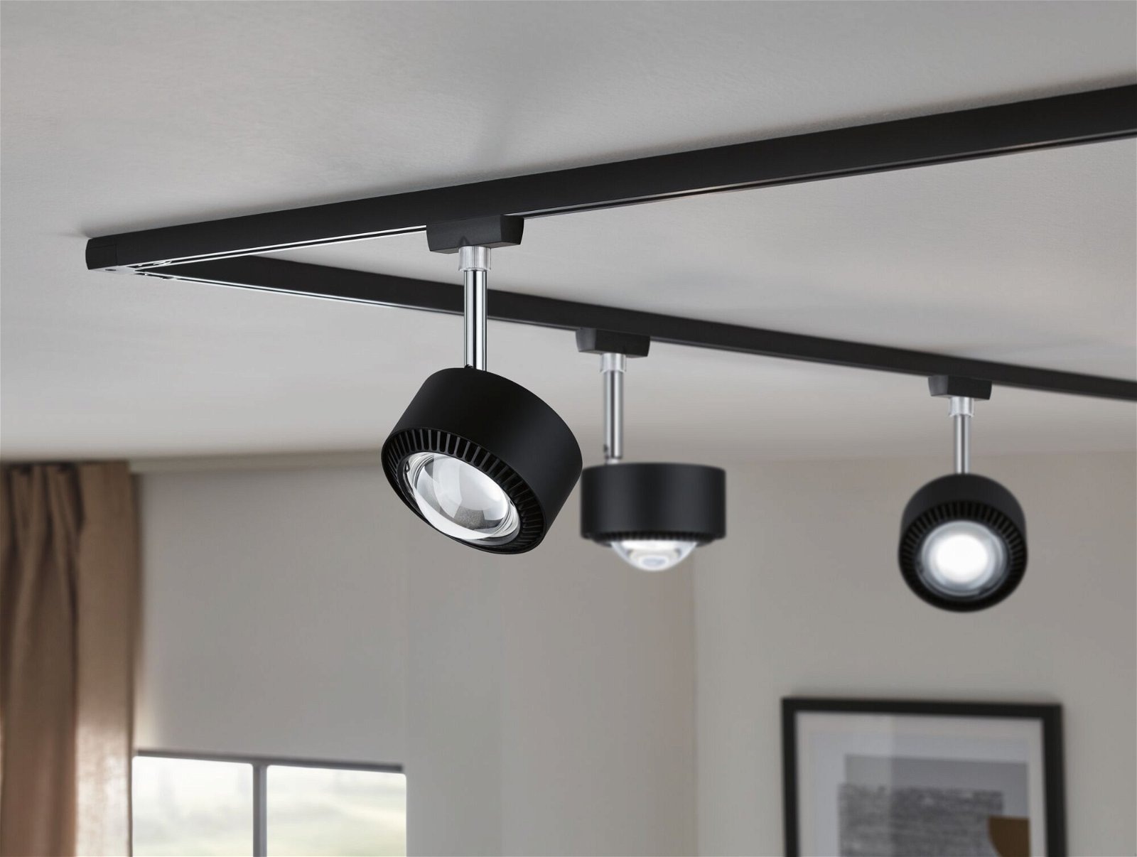 Paulmann Schienensystem-Leuchten »URail Schienenspot Aldan 533,8lm 8W 4000K 230V Schwarz matt, Schwarz«, dimmbar Einzelspot