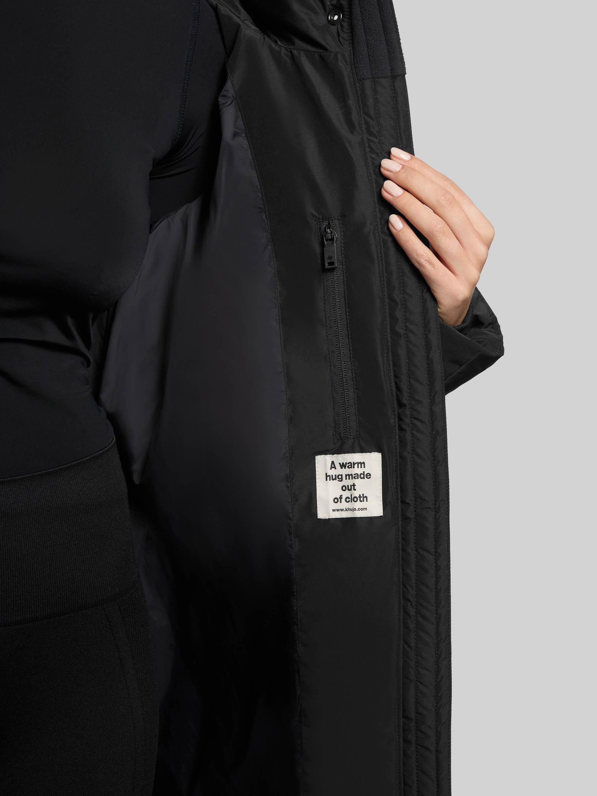 khujo Steppmantel »Soulani5 Matt« warmer Wintermantel mit Kapuze