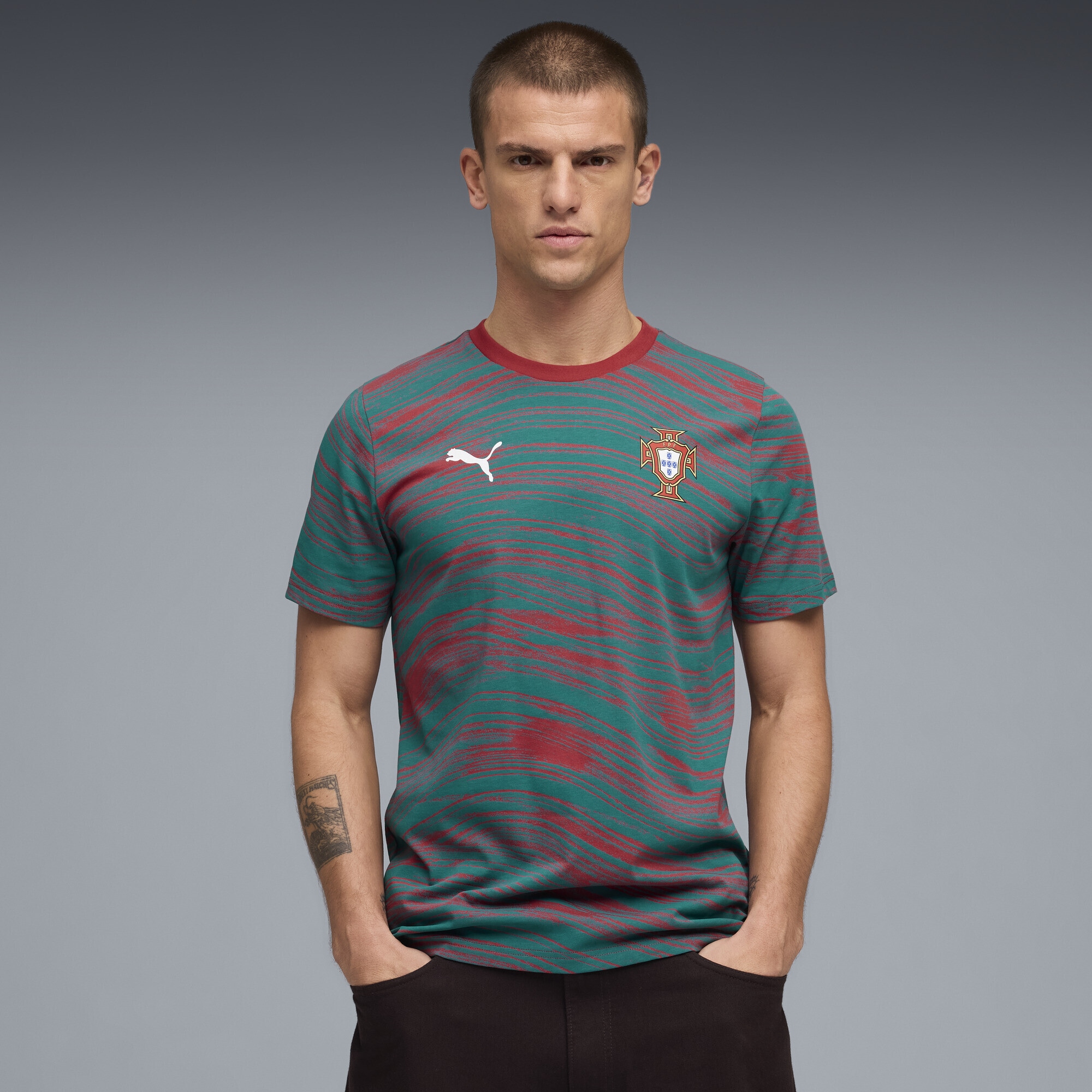 PUMA T-Shirt »Portugal ftblCulture T-Shirt mit Print Herren«