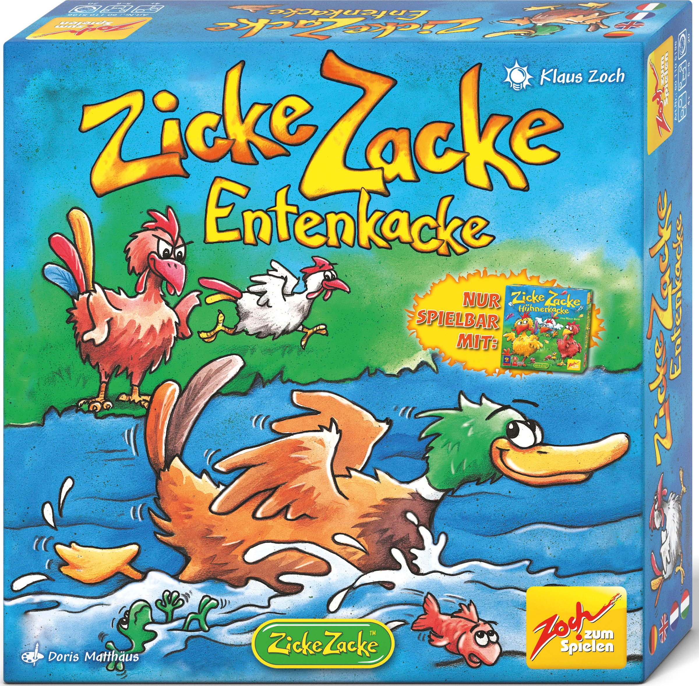 Zoch Spiel »Zicke Zacke Entenkacke«, Made in Germany