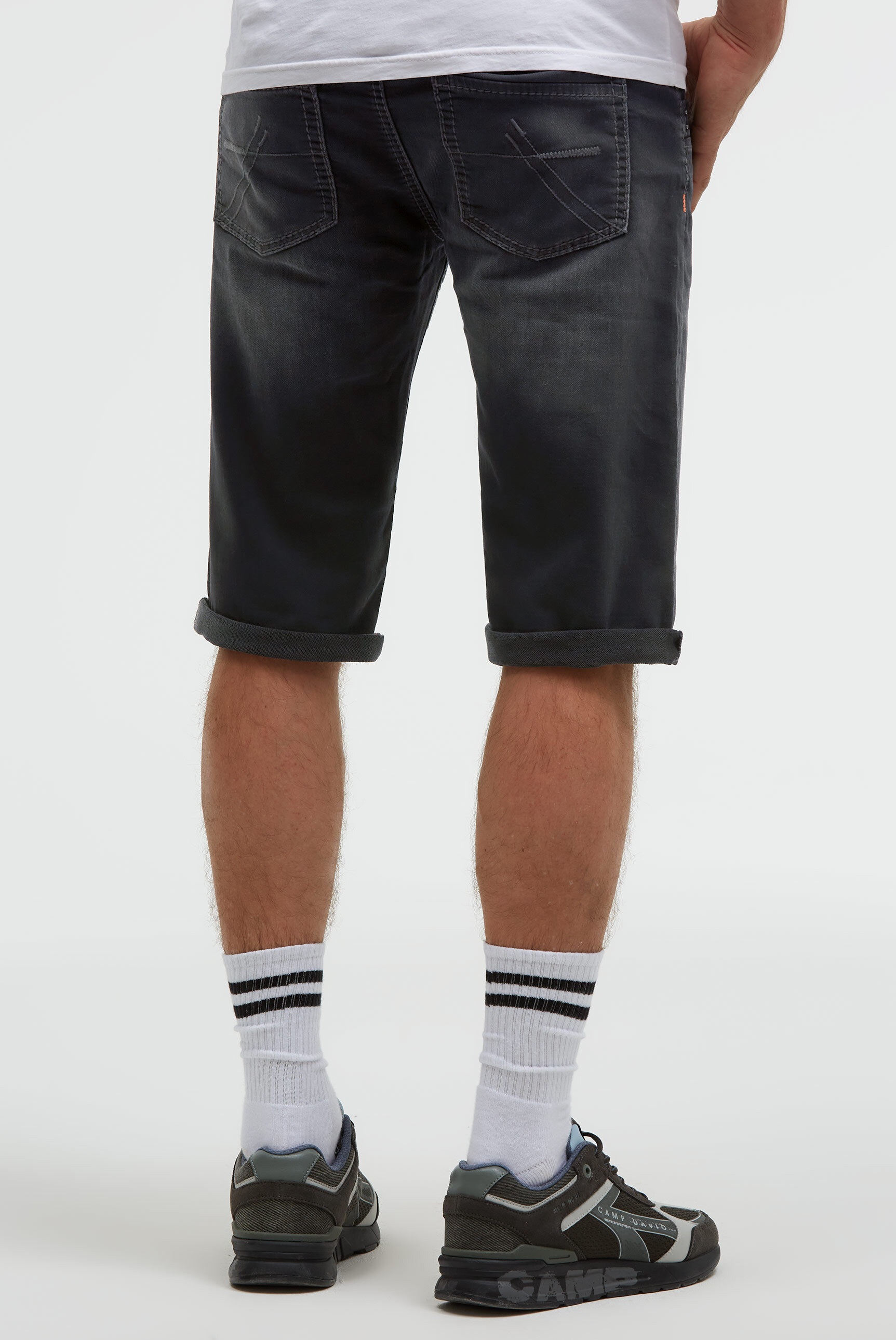 CAMP DAVID Jeansshorts mit normaler Leibhöhe
