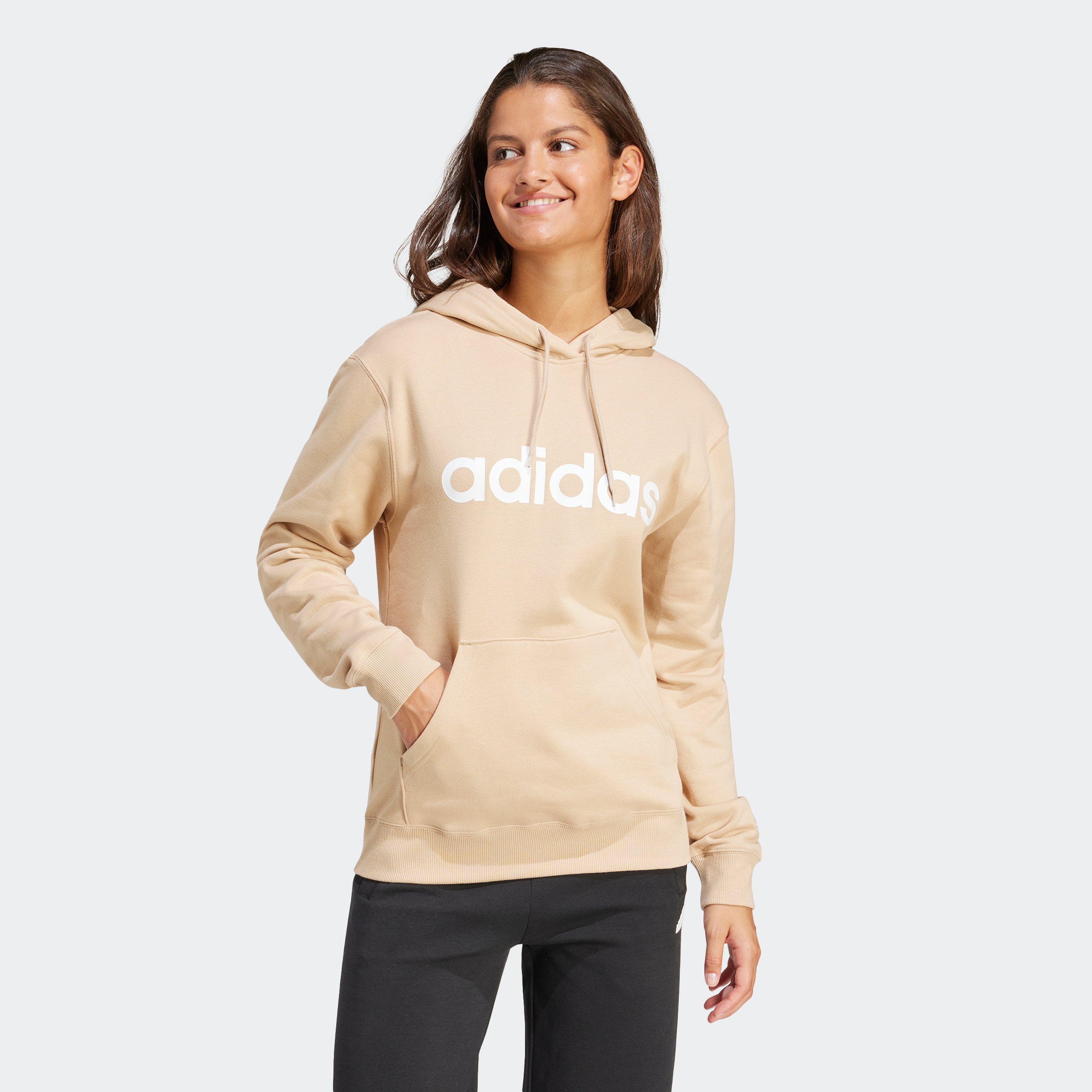 adidas Sportswear Kapuzensweatshirt "ESSENTIALS LINEAR HOODIE" günstig online kaufen