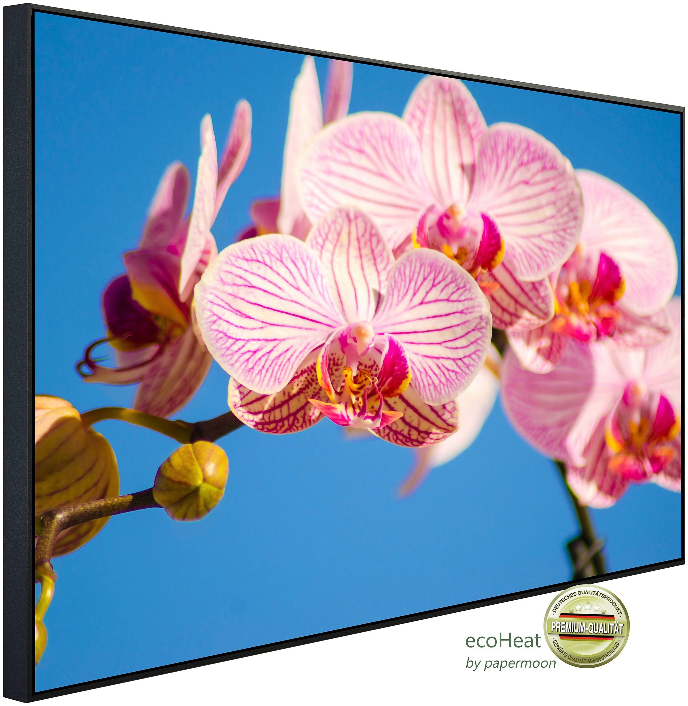 Infrarotheizung »Rosa Phalaenopsis Orchidee«, sehr angenehme Strahlungswärme