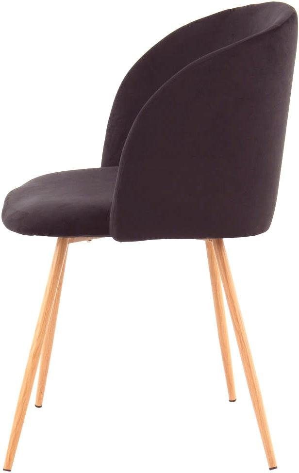 Kayoom Stuhl »Celina 210  2er-Set , Polsterstuhl, Sitzfläche aus Schaumstoff« (Set) 2 Stk.bequem, zeitlos, Hingucker in jedem Wohnbereich