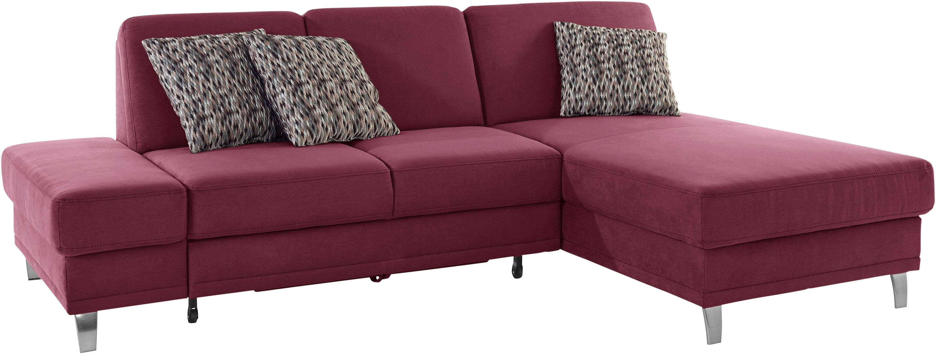 Thumbnail - sit&more Ecksofa "Clio L-Form" wahlweise mit Bettfunktion oder Vorziehsitz und Bettkasten, Federkern