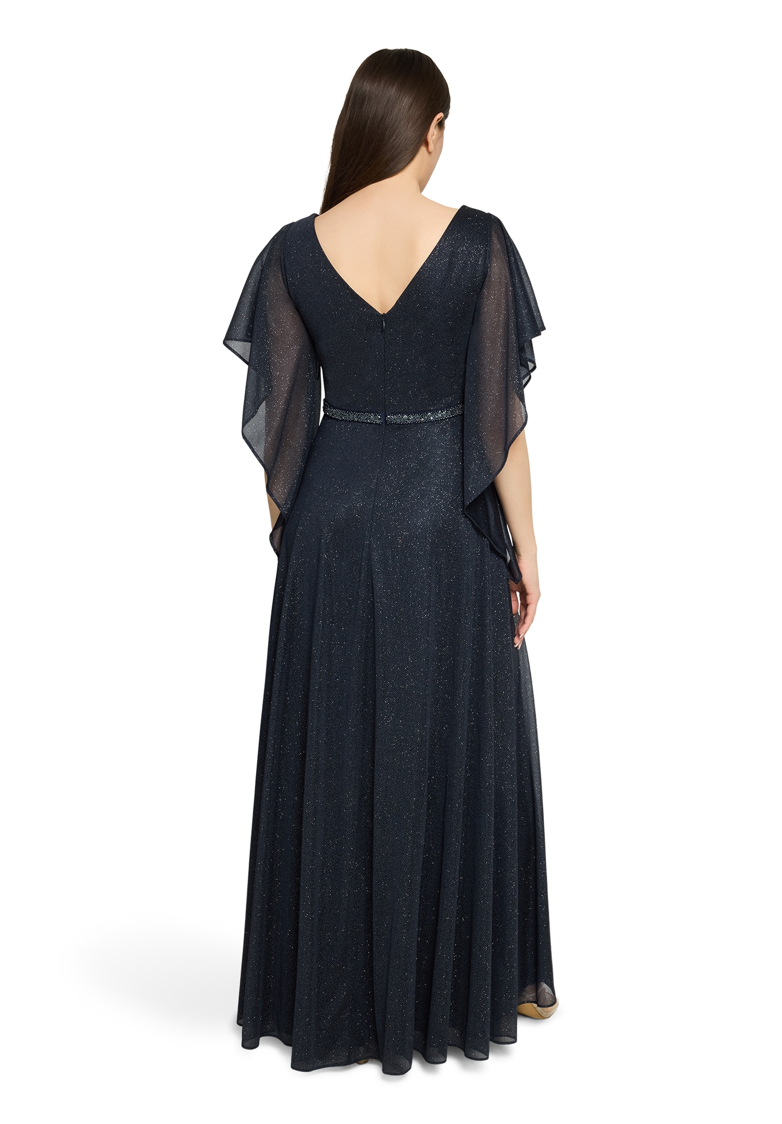 Vera Mont Abendkleid »Damen im Glitzer-Look« Ohne Tasche Falten