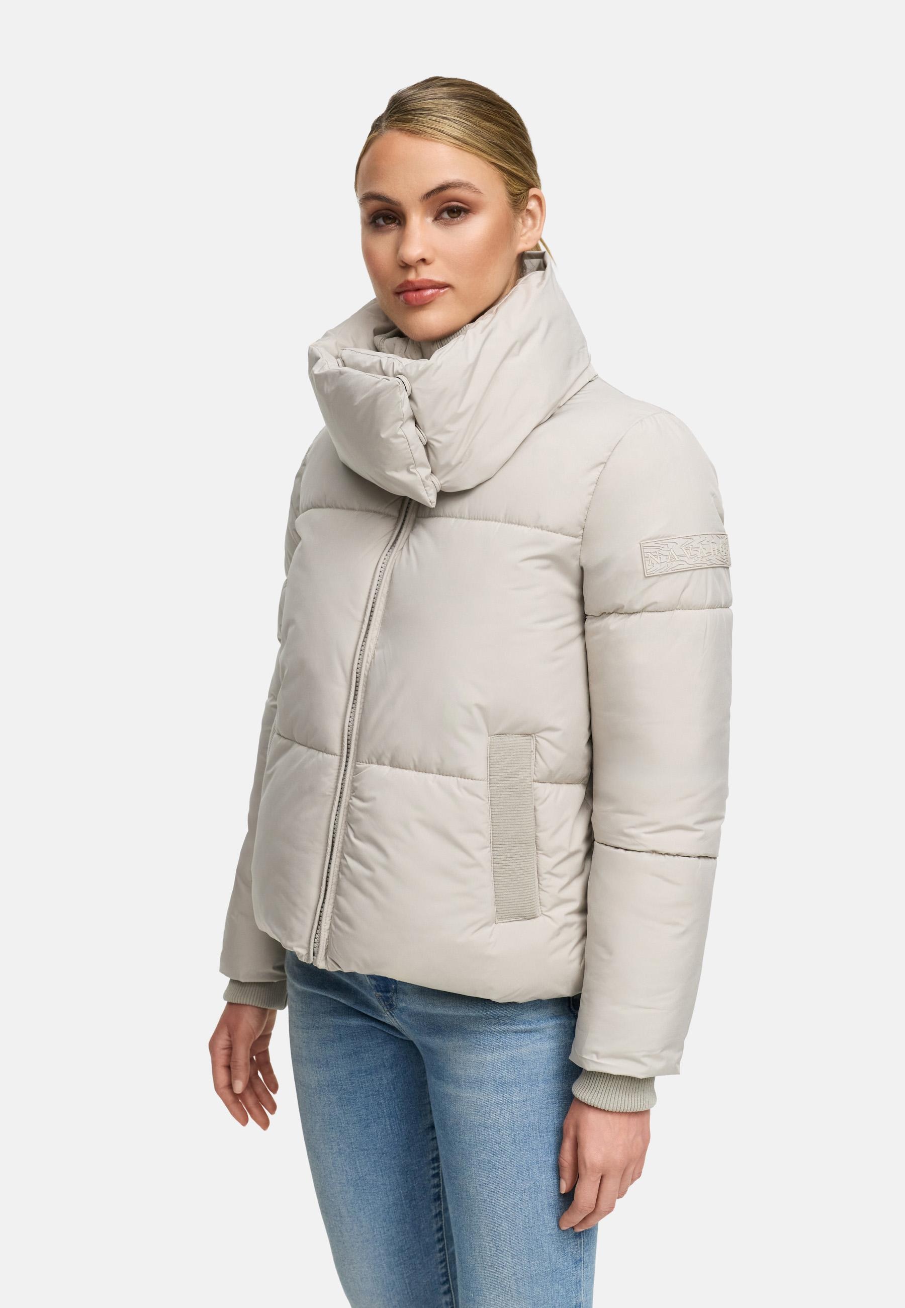 Navahoo Outdoorjacke »Traumelfe 14«, ohne Kapuze, Winter Steppjacke mit hohem Kragen