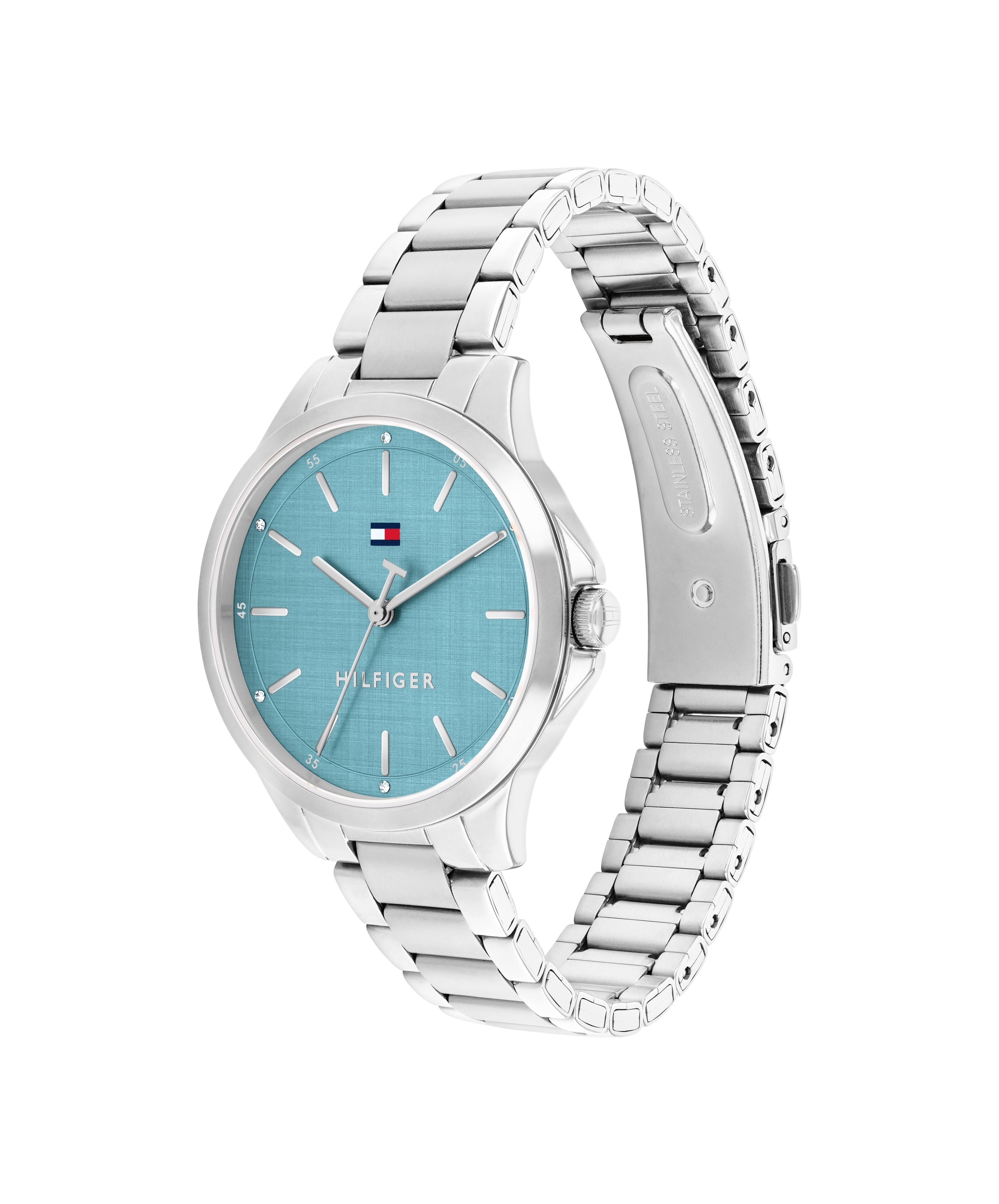 Tommy Hilfiger Quarzuhr »CHLOE« Armbanduhr, Damenuhr, Edelstahlarmband, analog