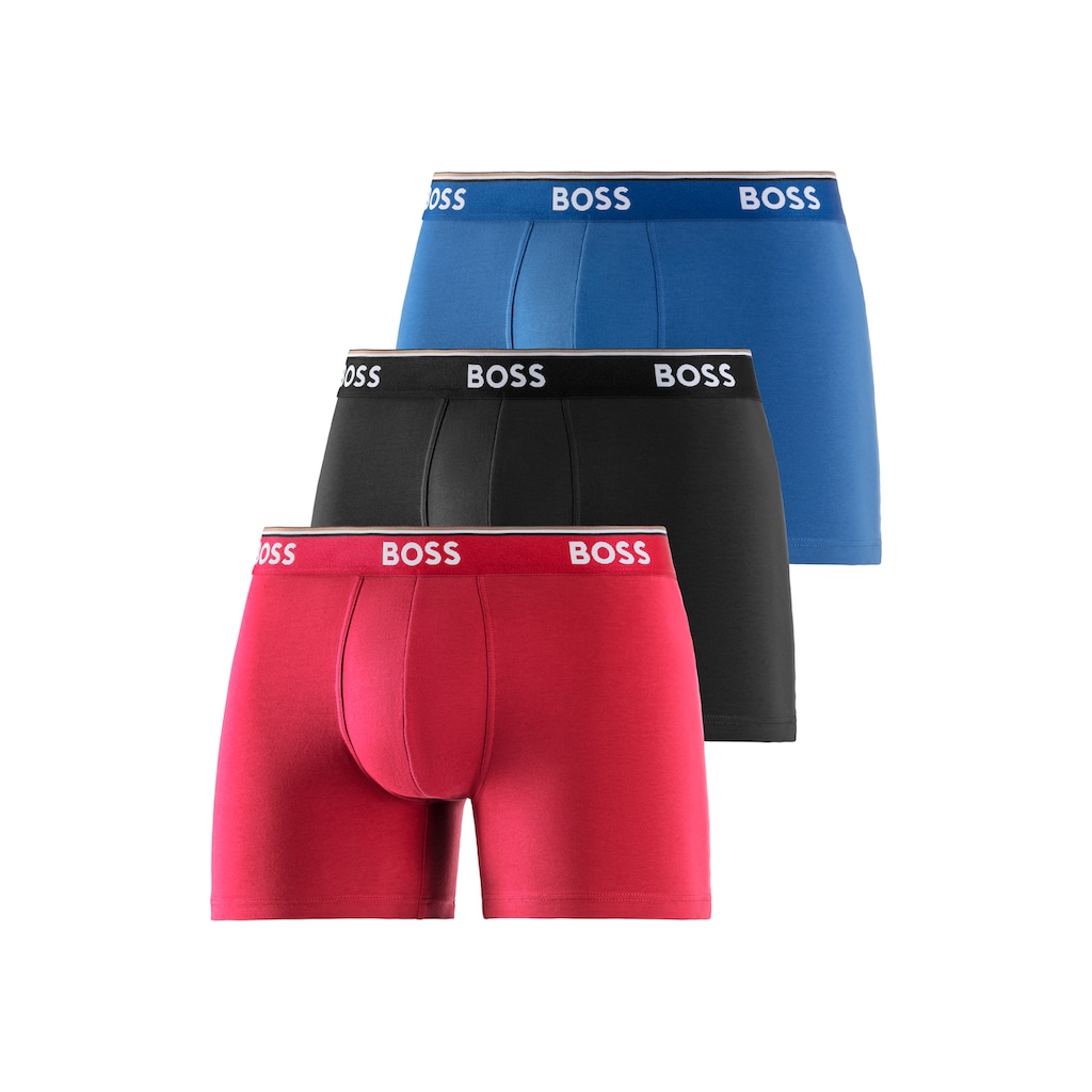 BOSS Langer Boxer »Boxer Brief 3P«, (Packung, 3er-Pack)