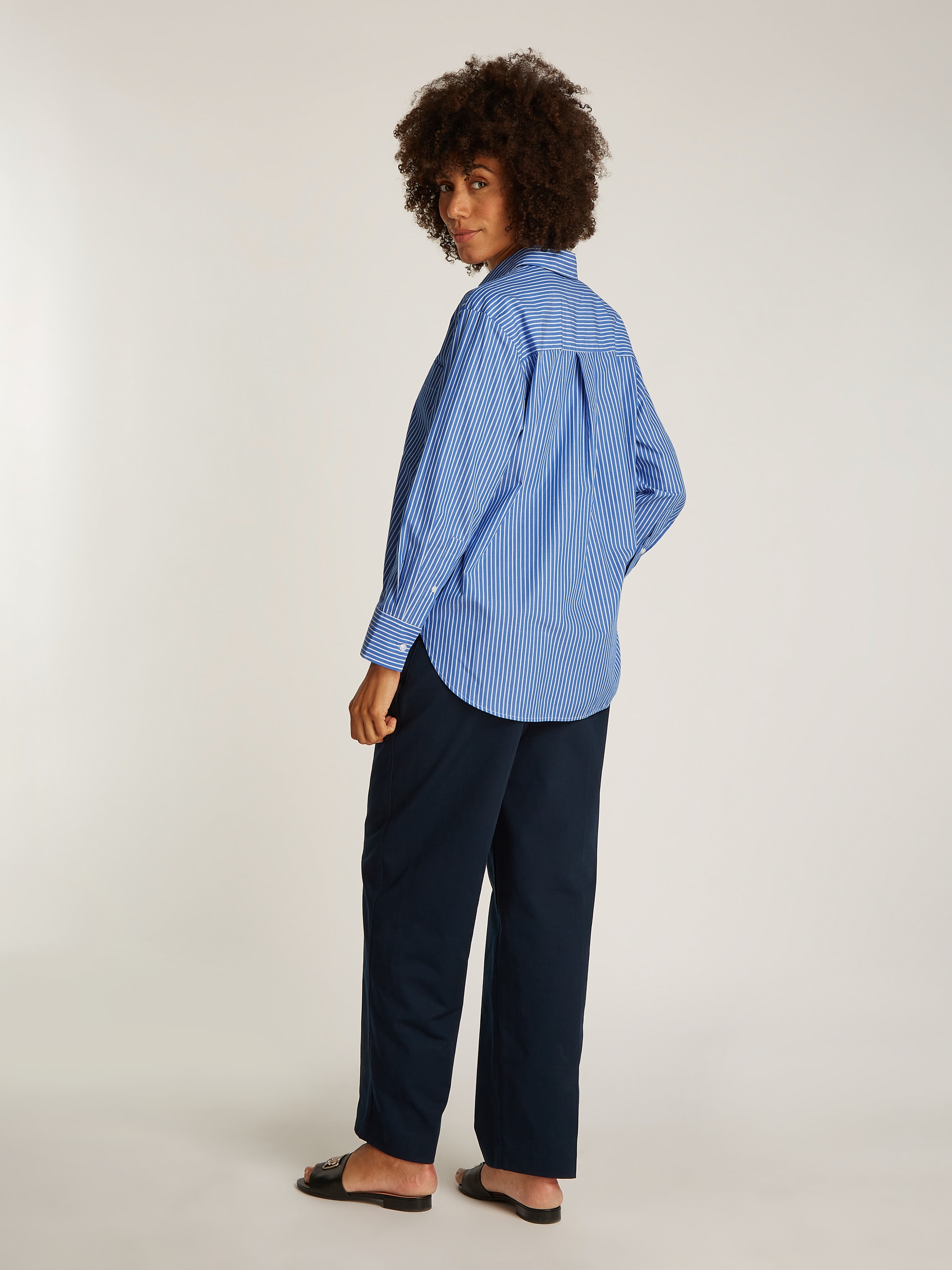 Tommy Hilfiger Hemdbluse »ESS POPLIN EASY FIT SHIRT«