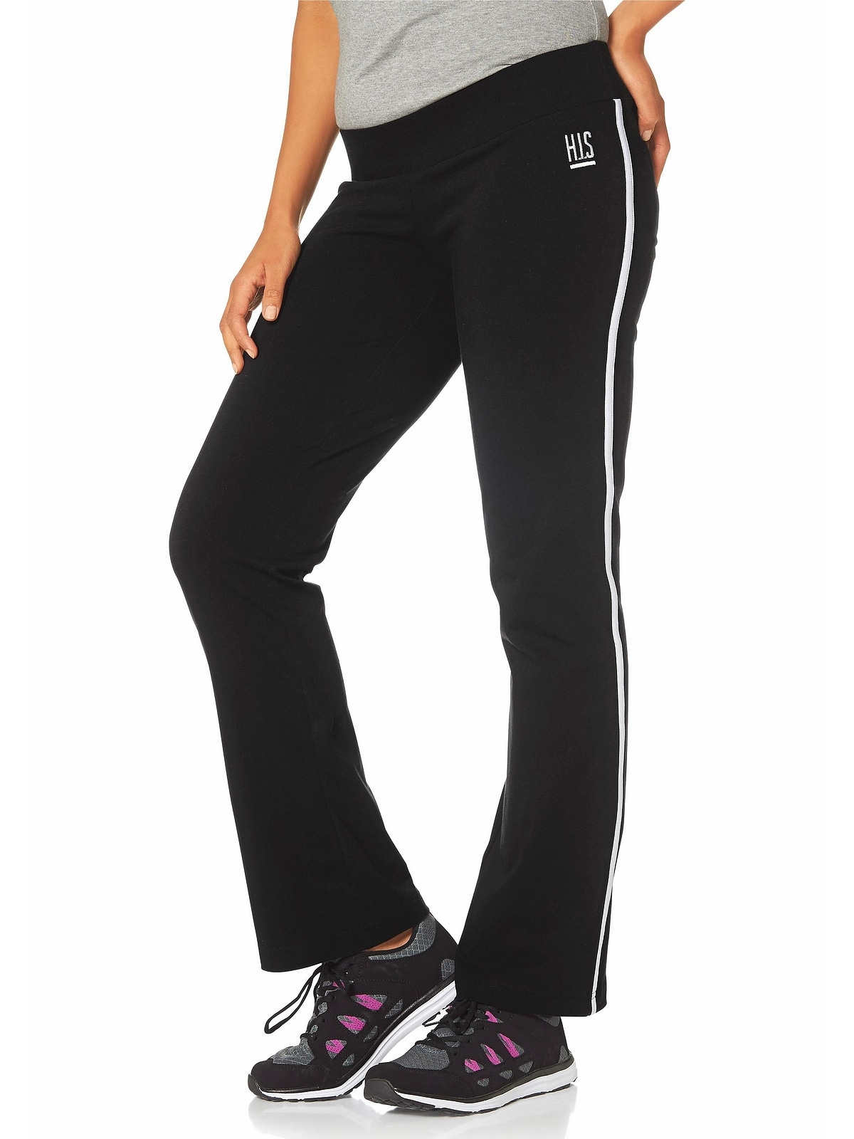 H.I.S Sporthose »Große Größen«, Kleine Logostickerei seitlich