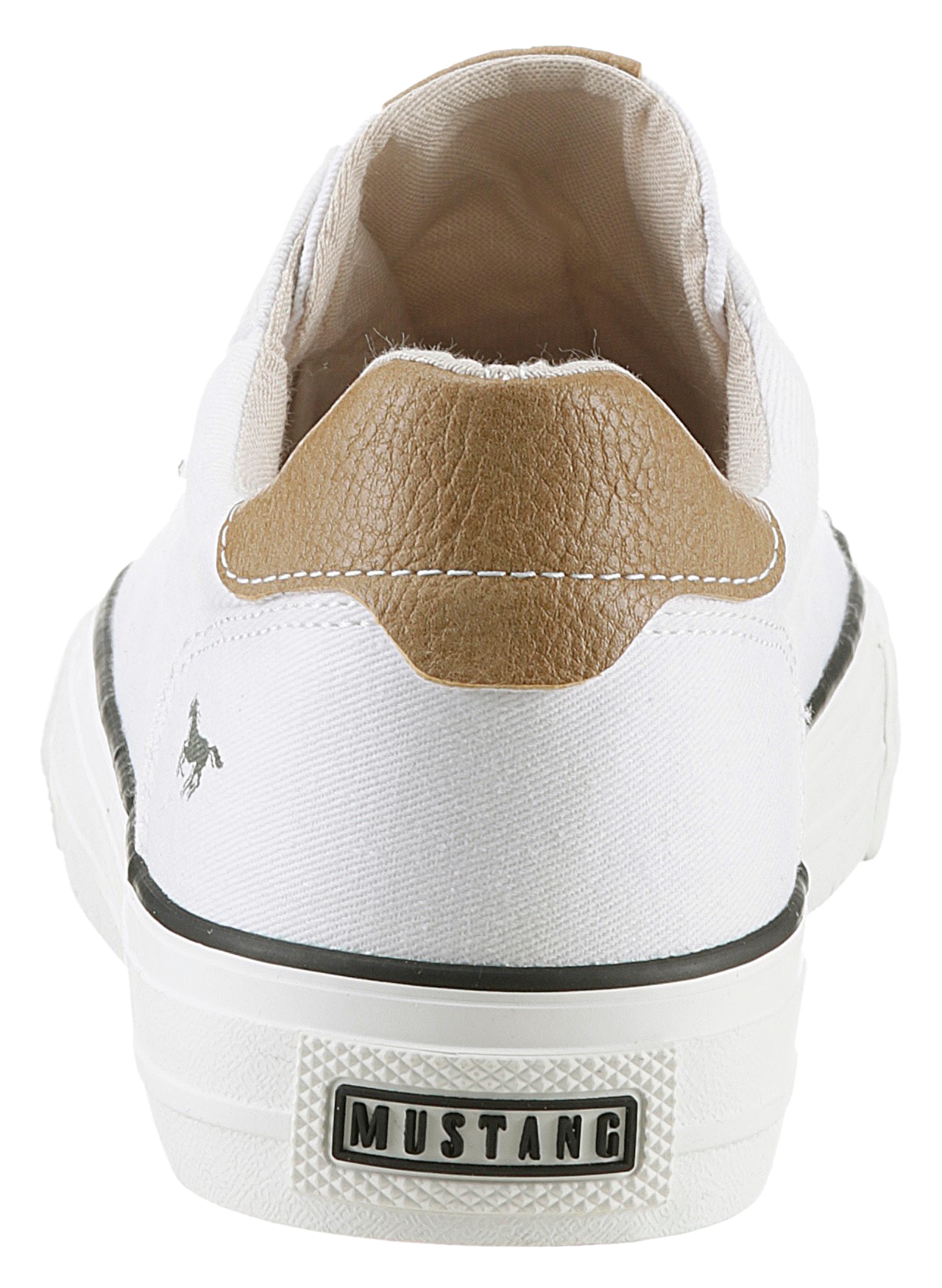 Mustang Shoes Sneaker, Freizeitschuh, Halbschuh, Schnürschuh, mit Gummikappe