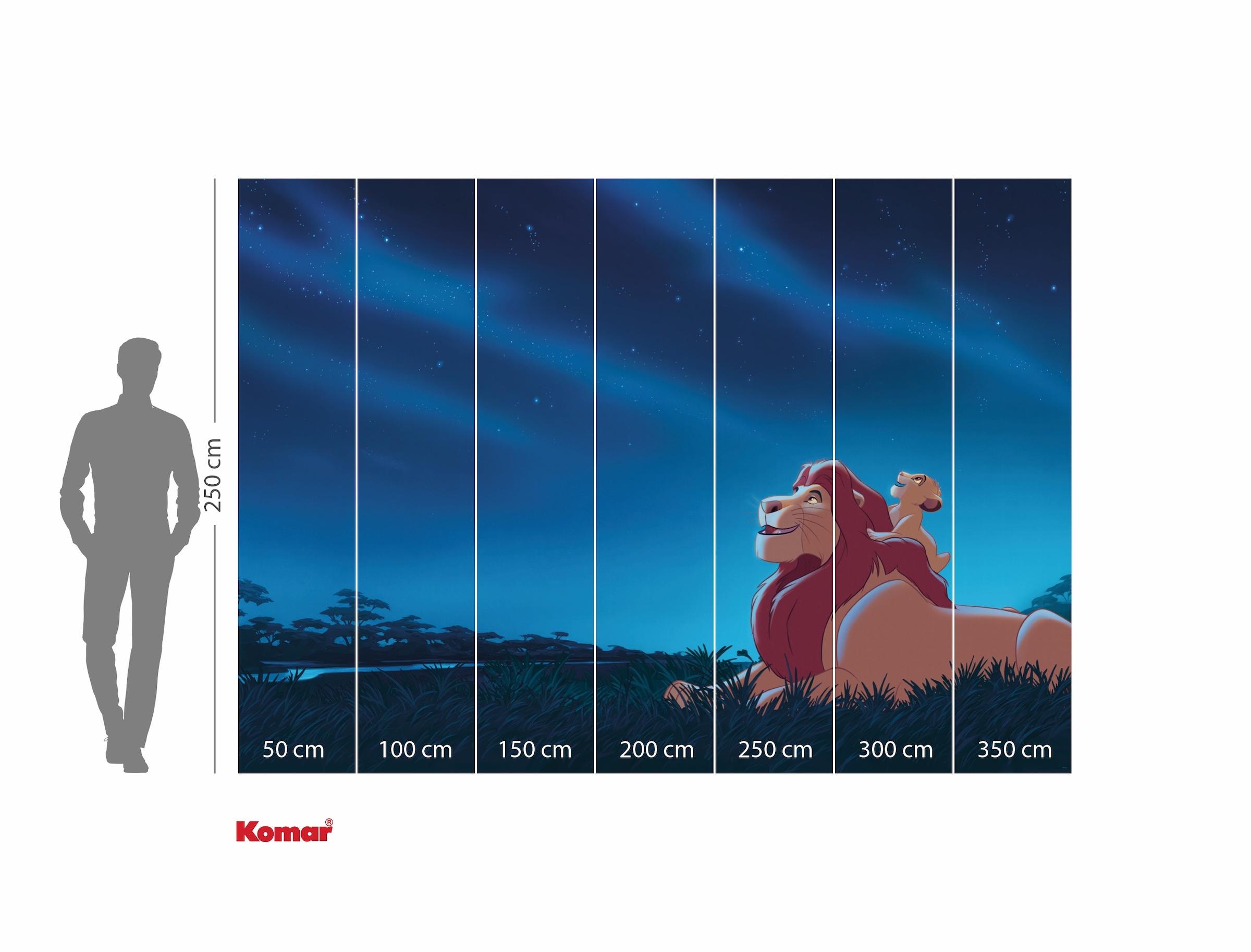 Komar Kindertapete »Disney The Lion King Stargazing«, bedruckt