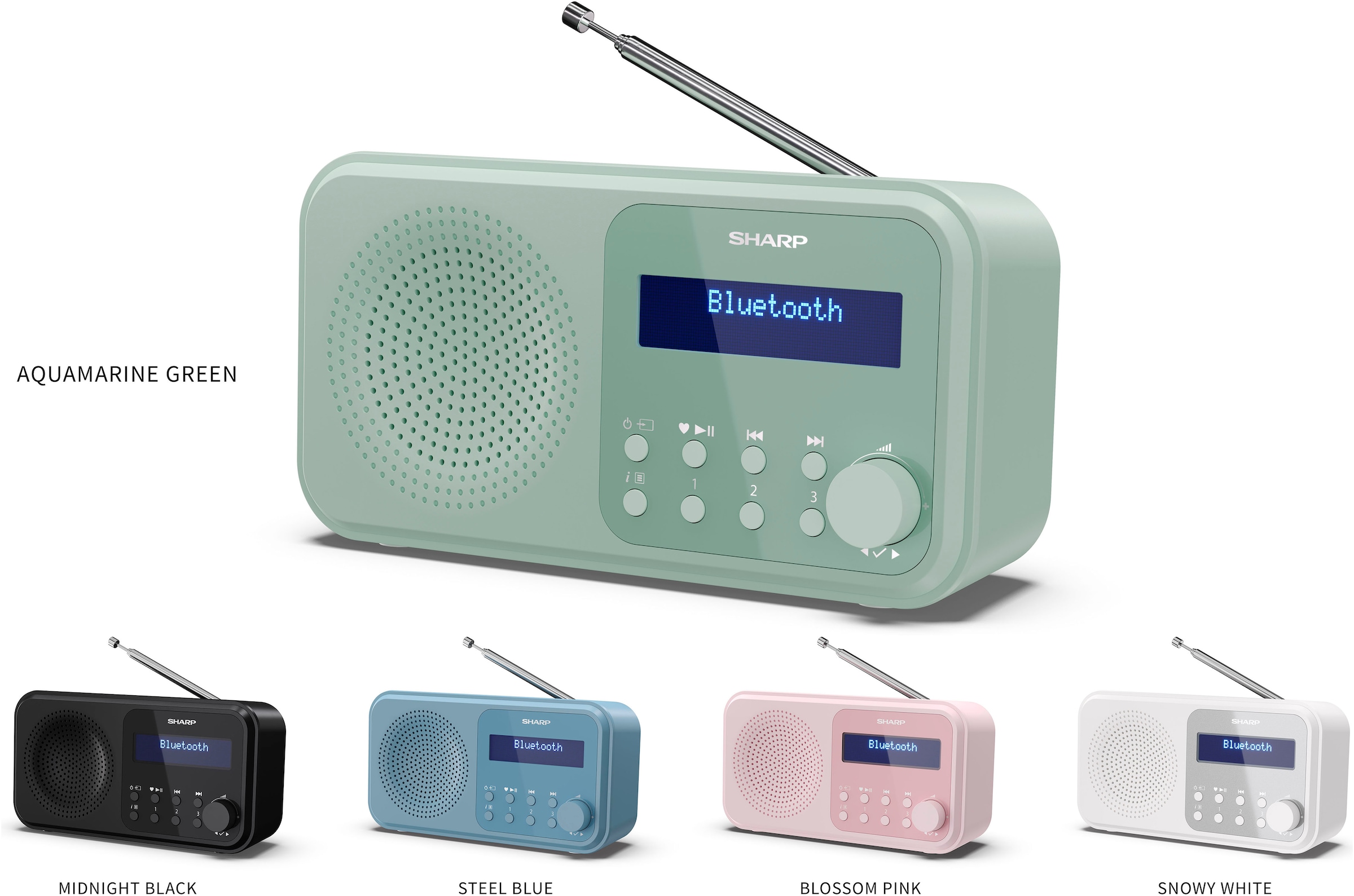 Sharp Digitalradio (DAB+) »TOKYO DR-P420« (A2DP Bluetooth | AVRCP Bluetooth | Bluetooth Digitalradio (DAB+) | FM-Tuner mit RDS 2 W)