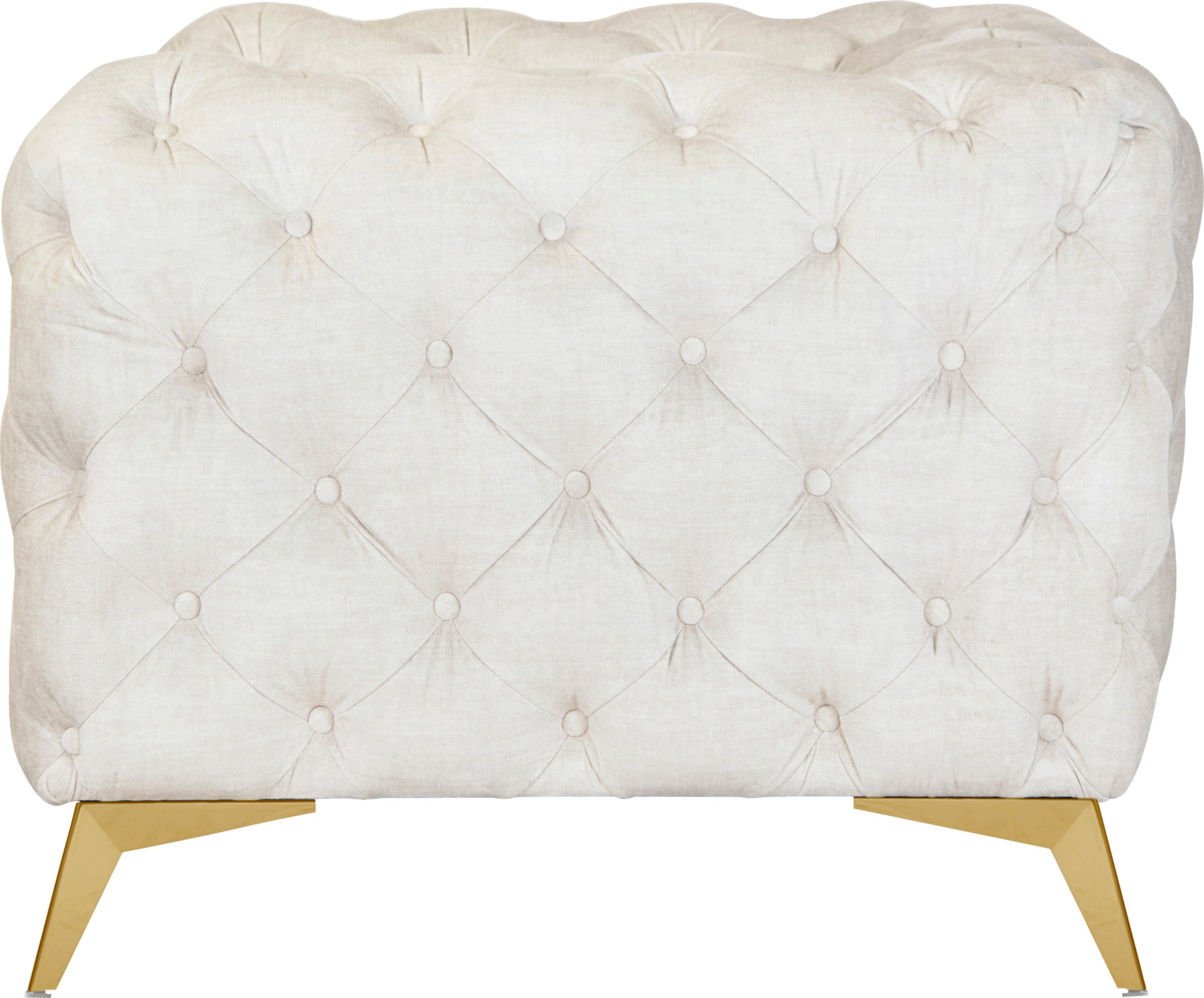 Leonique Chesterfield-Sessel »Glynis Sessel«, aufwändige Knopfheftung, moderne Chesterfield Optik, Fußfarbe wählbar