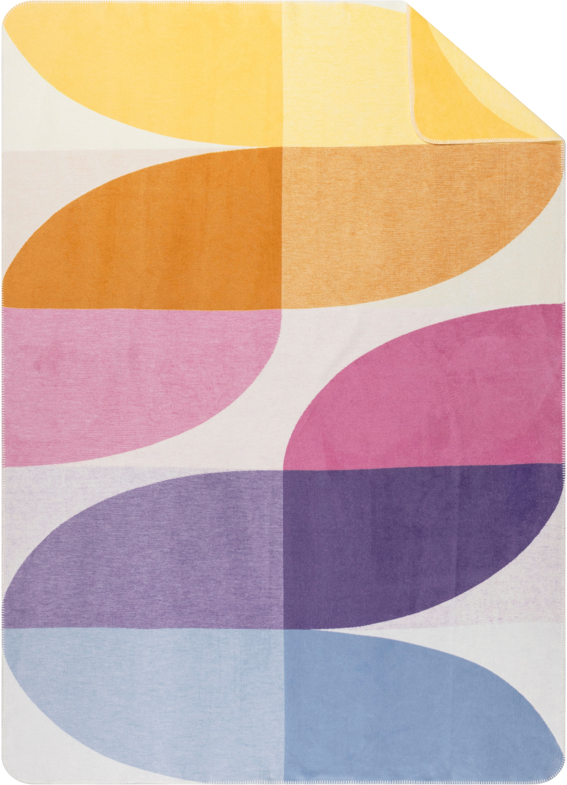 IBENA Wohndecke »Kiruna« mit fröhlichen Farbakzenten