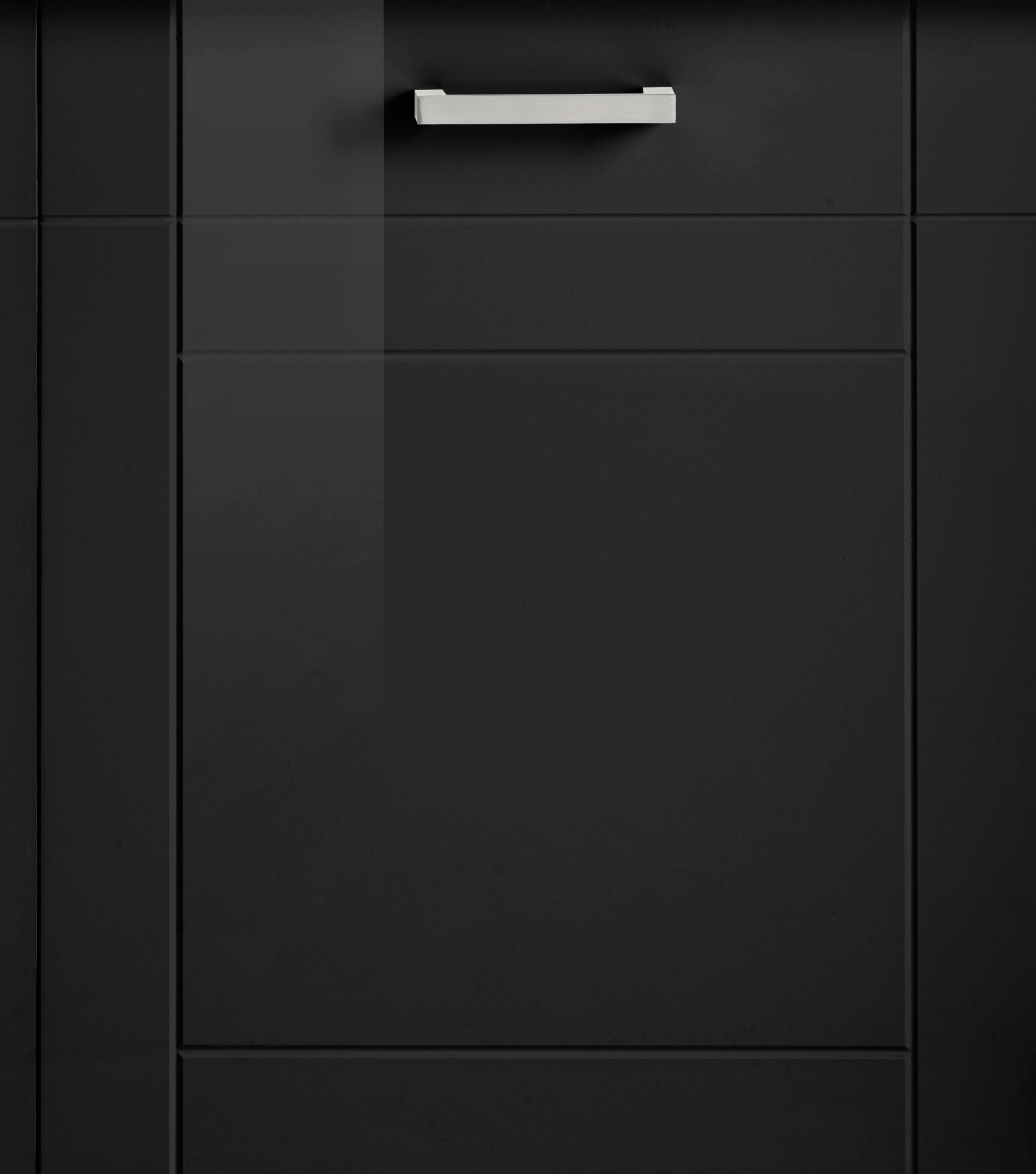 KOCHSTATION Spülenschrank »KS-Tinnum«, 120 cm breit, MDF-Fronten, Metallgriffe, inklusive Einbauspüle