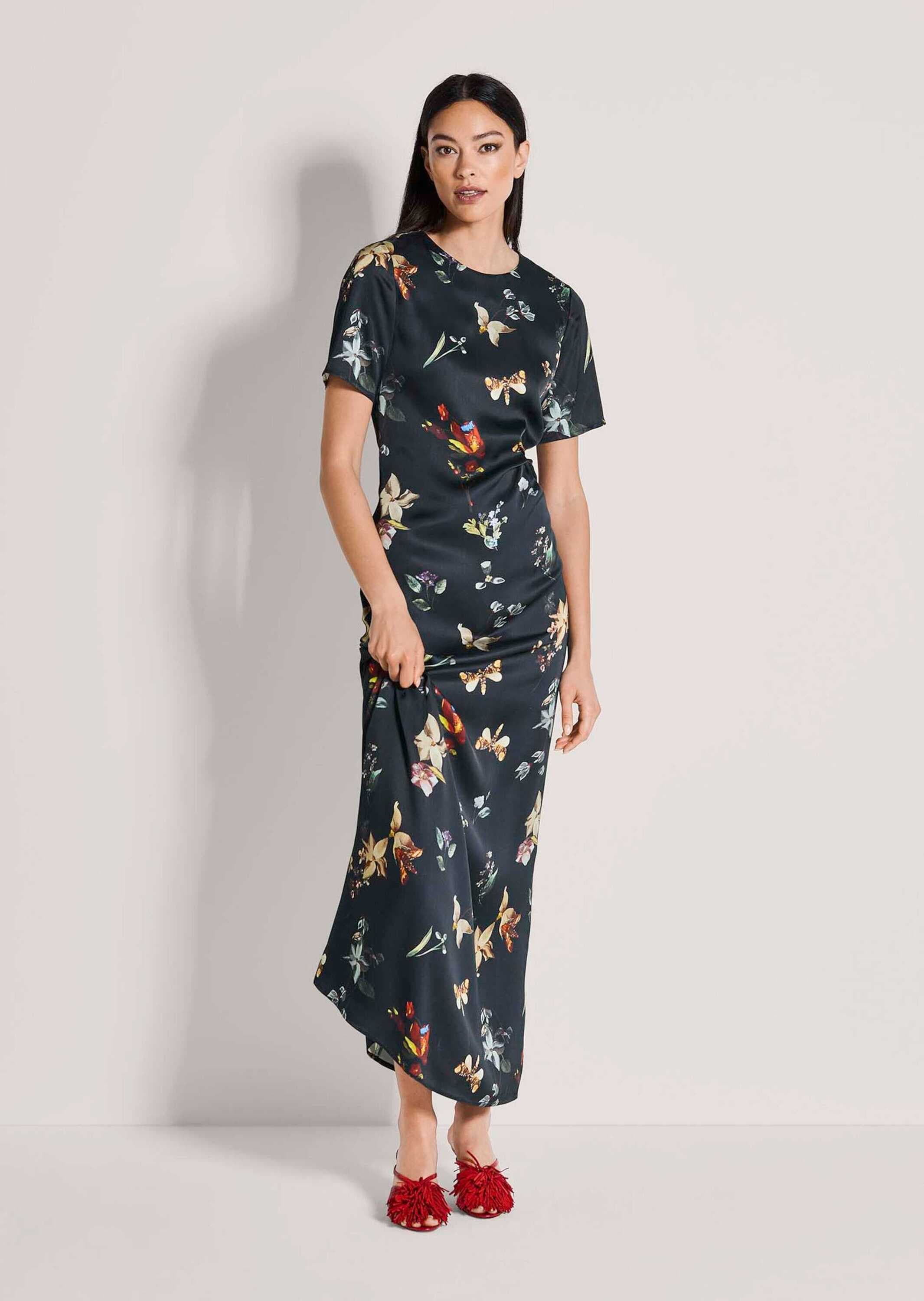 MADELEINE Midikleid »Sommerkleid Maxikleid mit floralem Print«