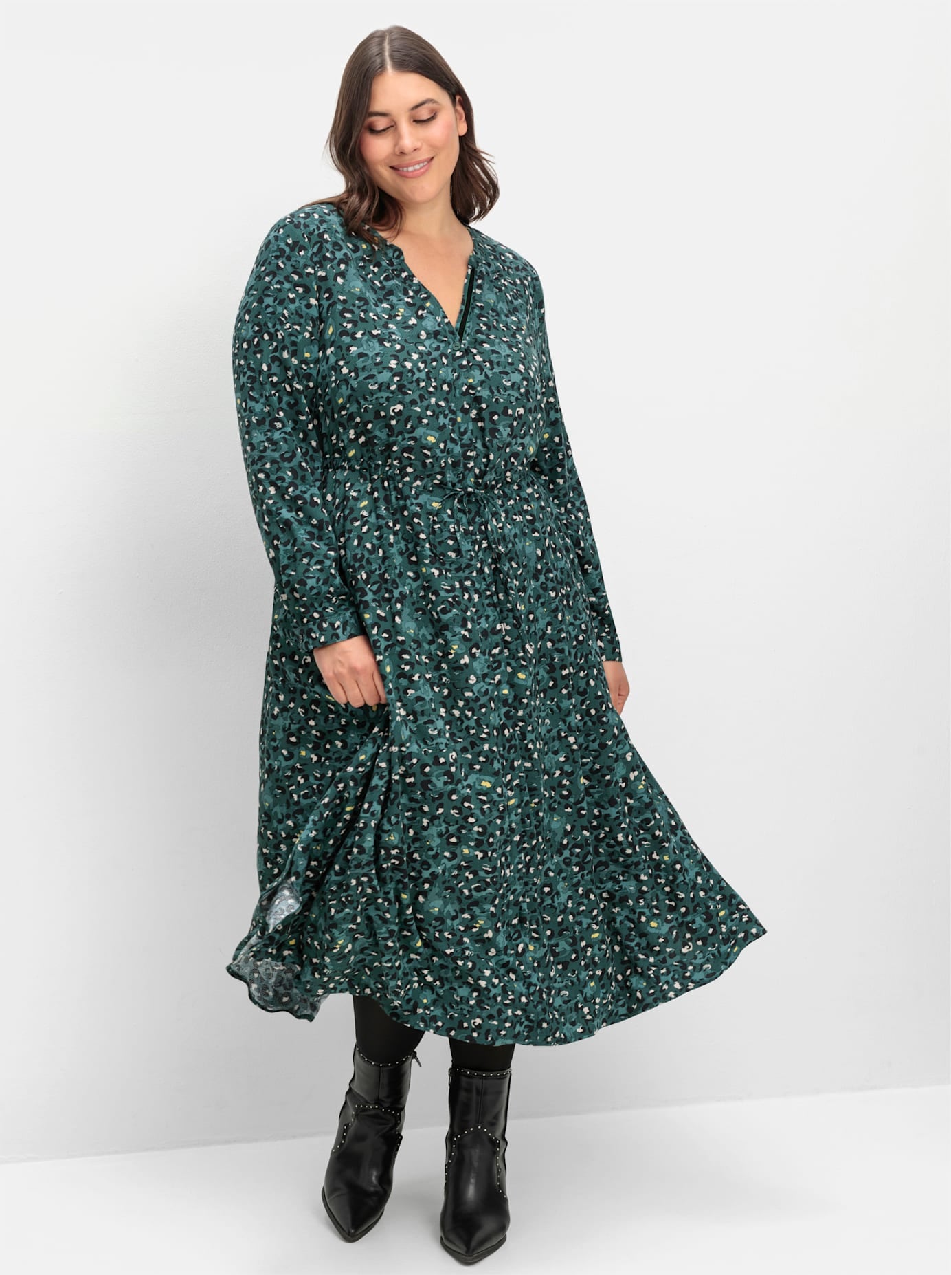 Sheego Blusenkleid "Blusenkleid" günstig online kaufen