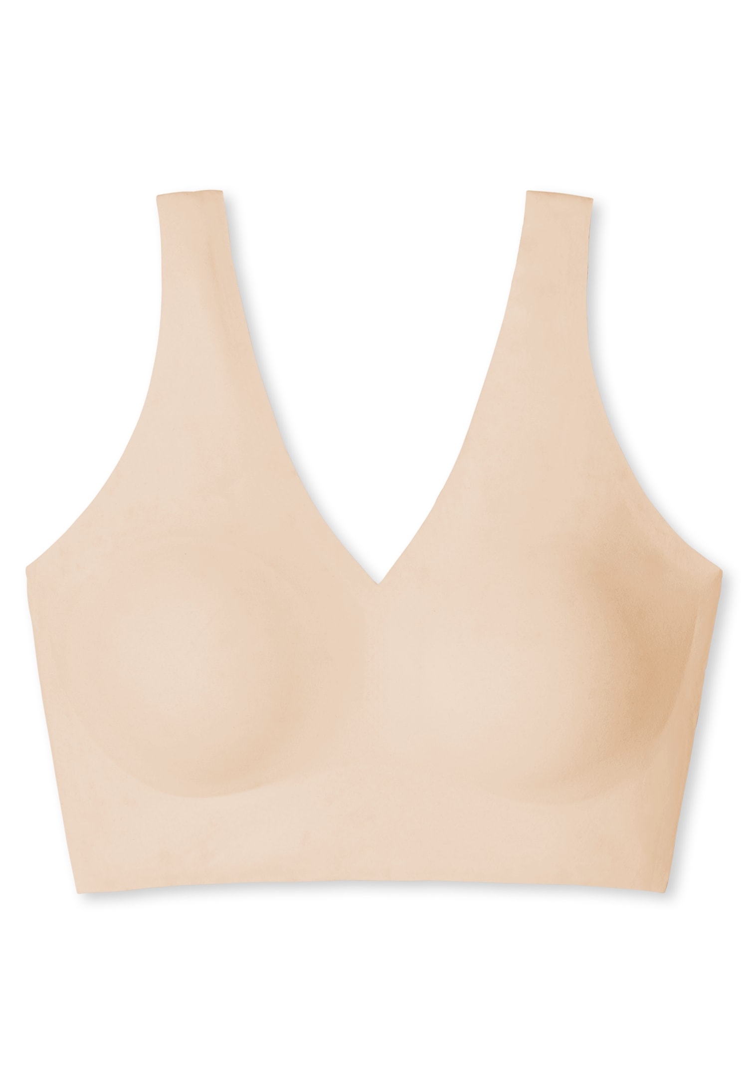 Schiesser Bustier »Invisible Soft«, herausnehmbare Pads, Microfaser, V-Ausschnit