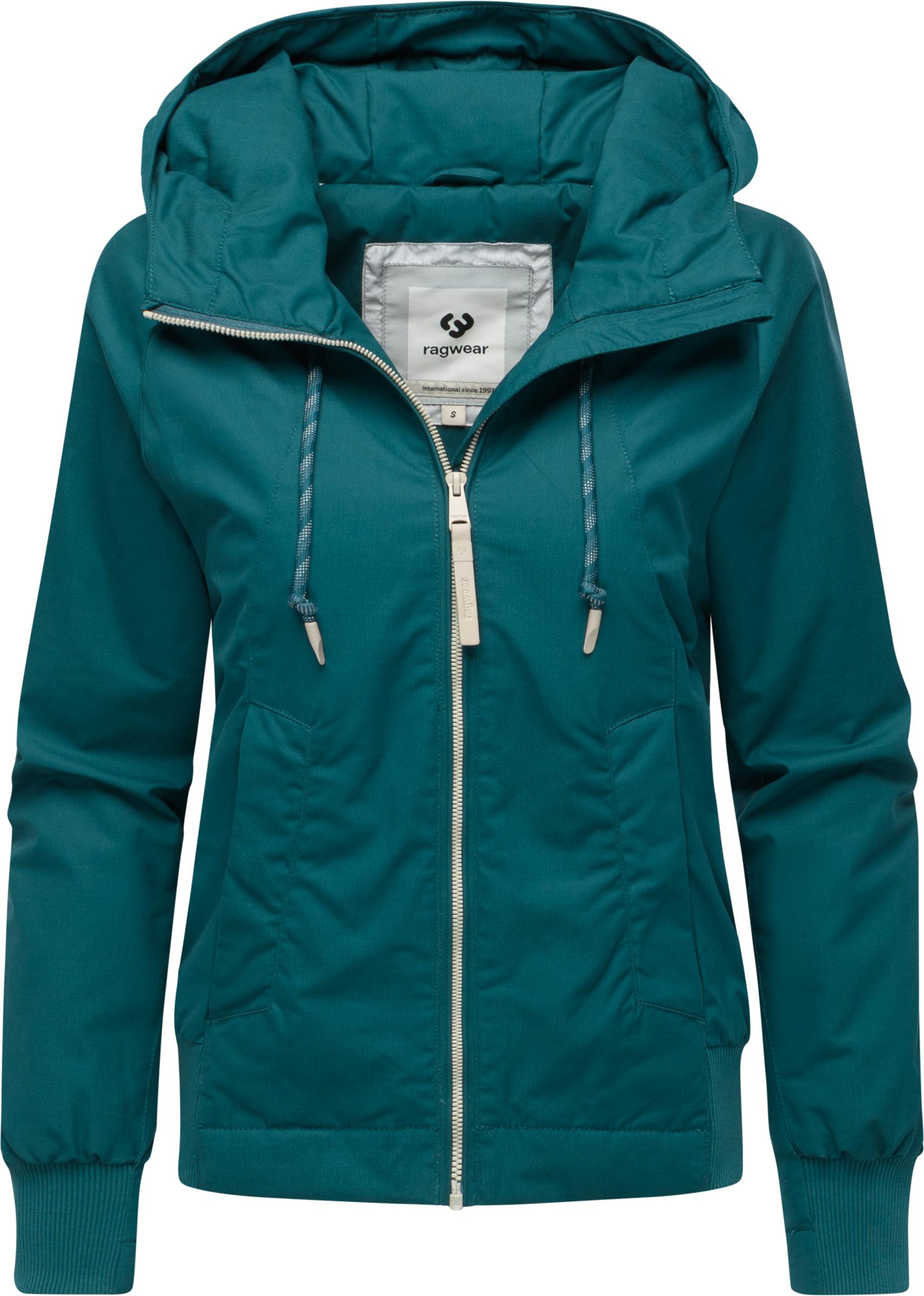 RAGWEAR Damen Outdoorjacke "Lumie YOUMODO"petrol, Gr. S, Obermaterial: 65% Polyester, 35% Baumwolle, Innenfutter: 100% Polyester, Wattierung: 100%