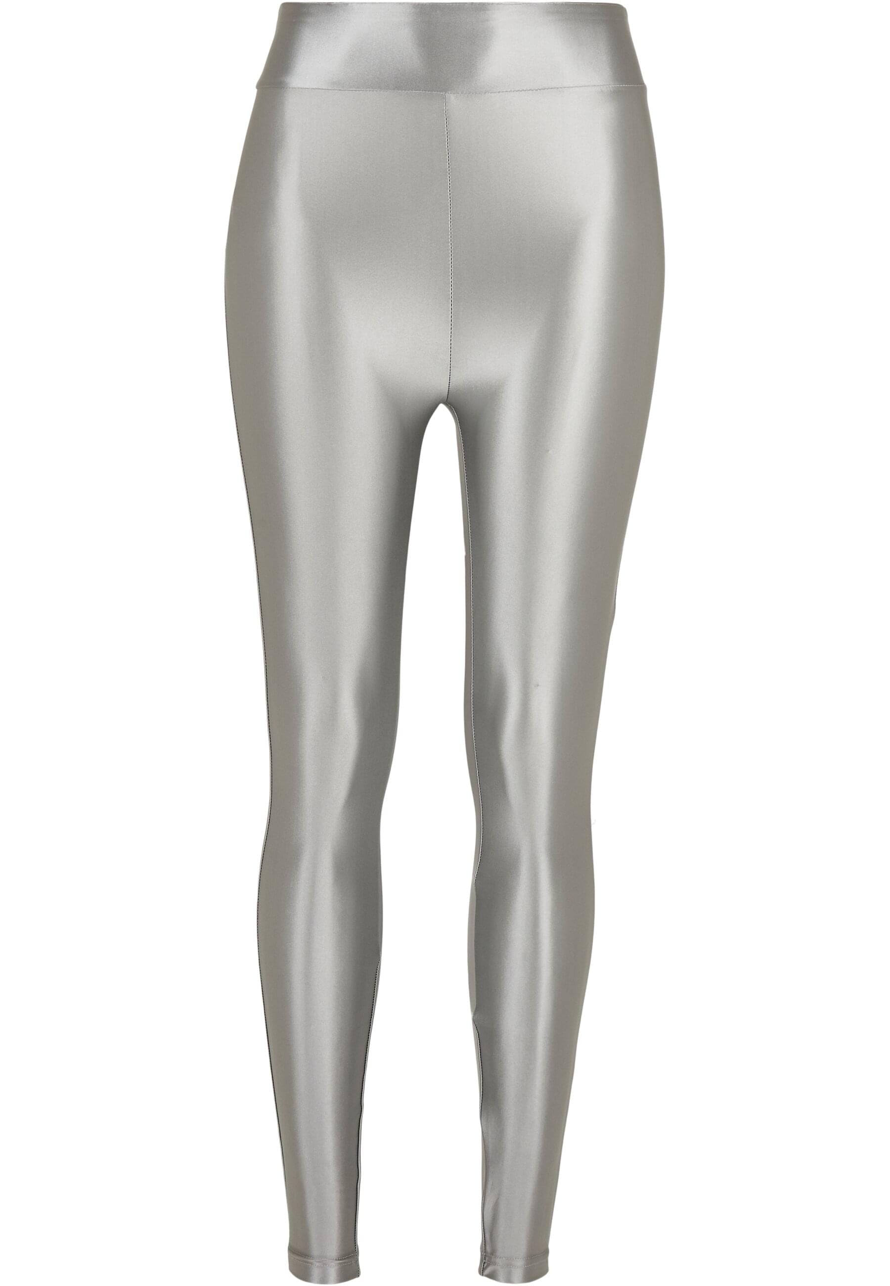 URBAN CLASSICS Leggings "Urban Classics Damen Ladies Highwaist Shiny Metallic Leggings", (1 tlg.)