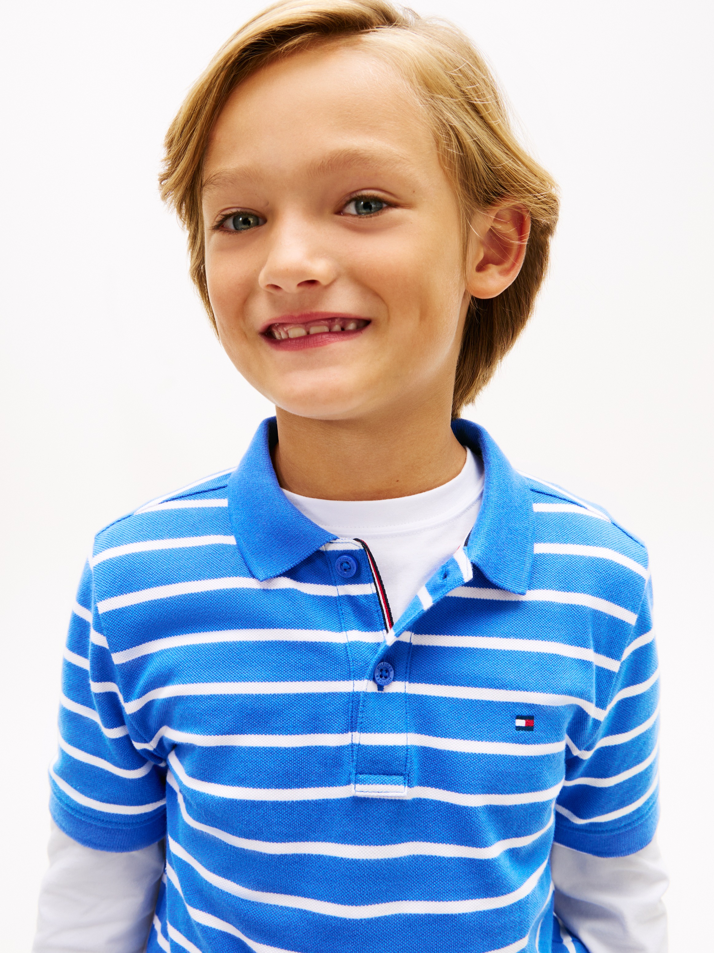 Tommy Hilfiger Poloshirt »FLAG POLO SS« Kinder bis 16 Jahre, regular fit