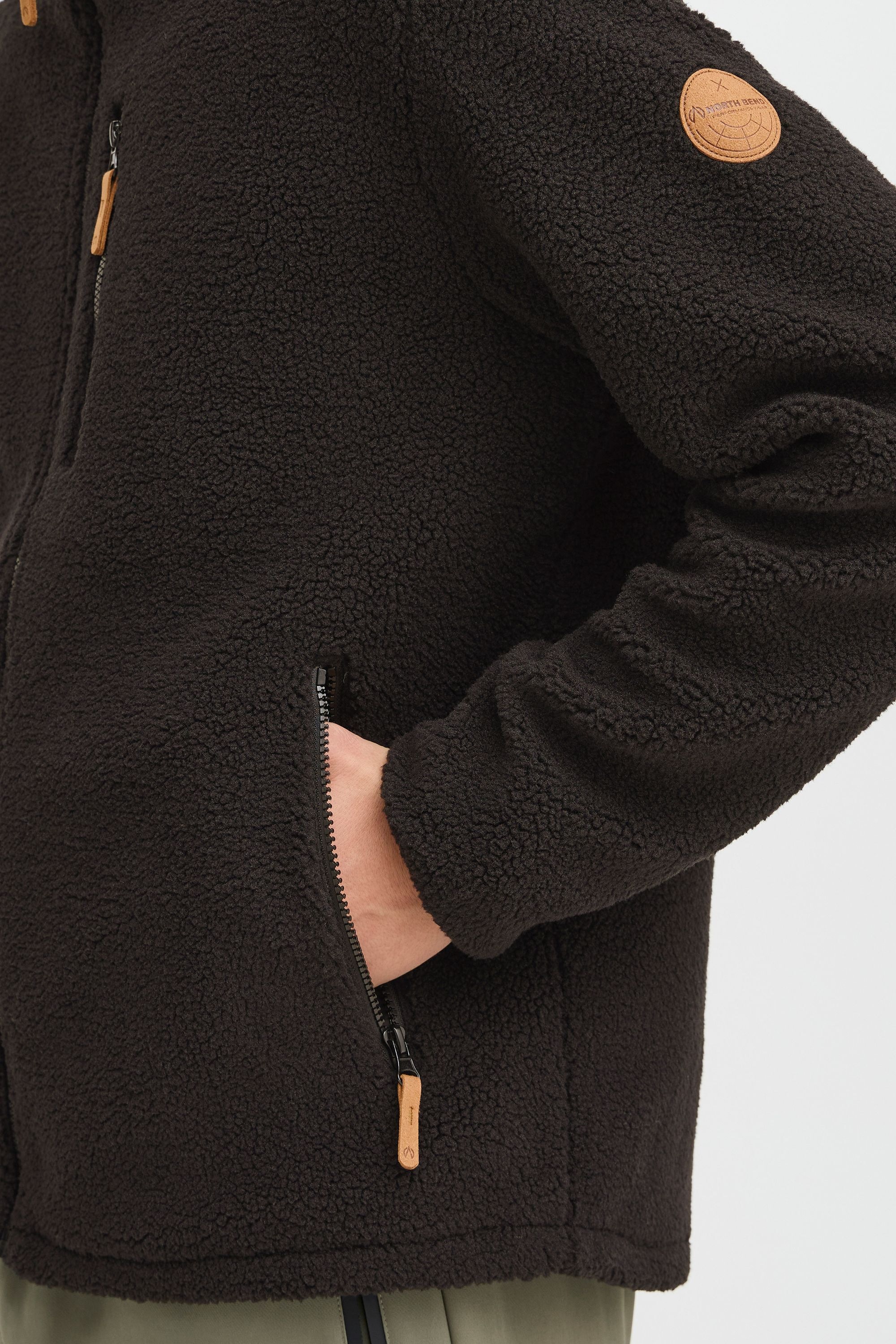 North Bend Fellimitatjacke »Fellimitatjacke NBSam M«, ohne Kapuze