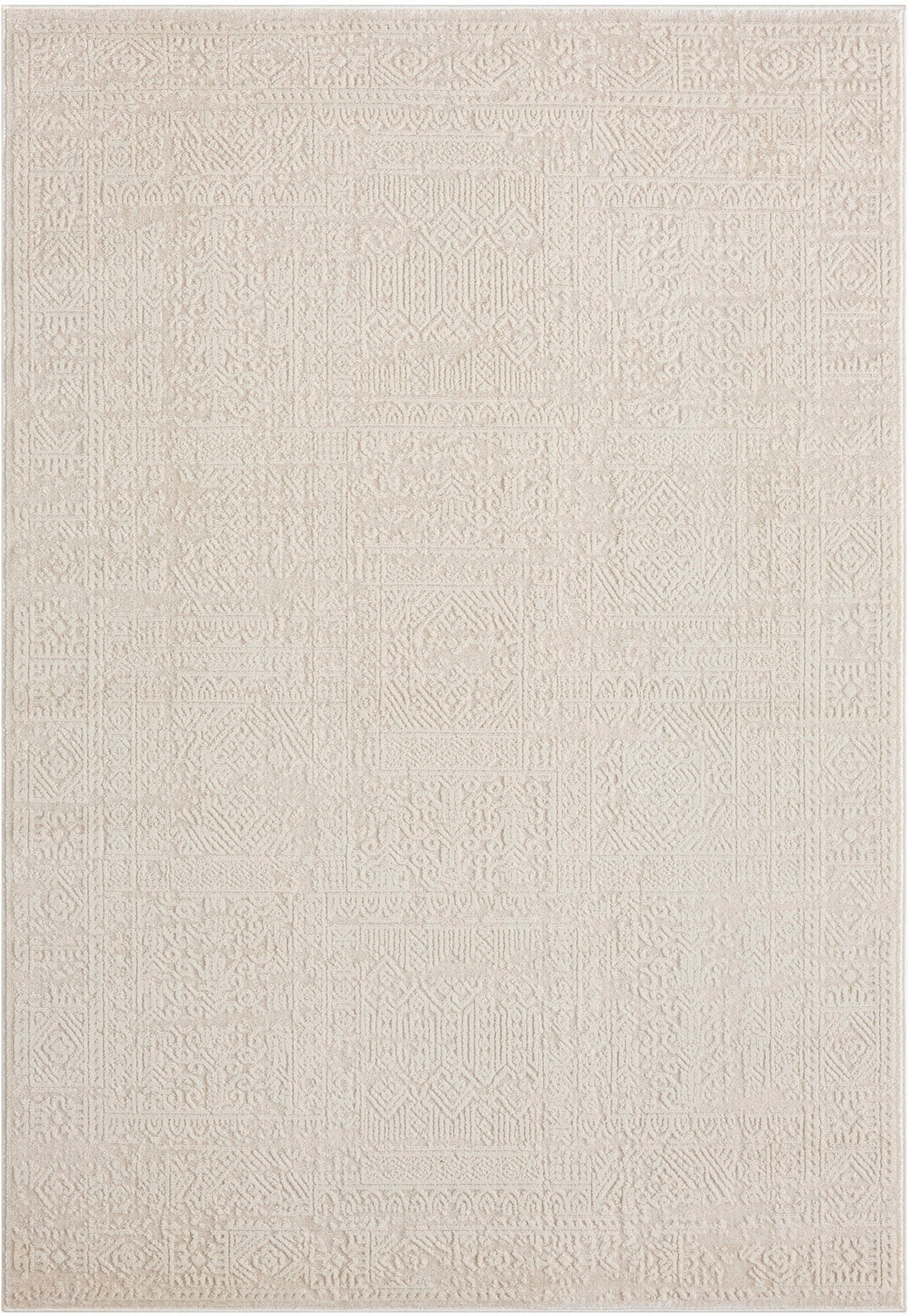 my home Teppich "Hamsa" rechteckig 9 mm Höhe dezenter Glanz, Schrumpf-Garn- günstig online kaufen