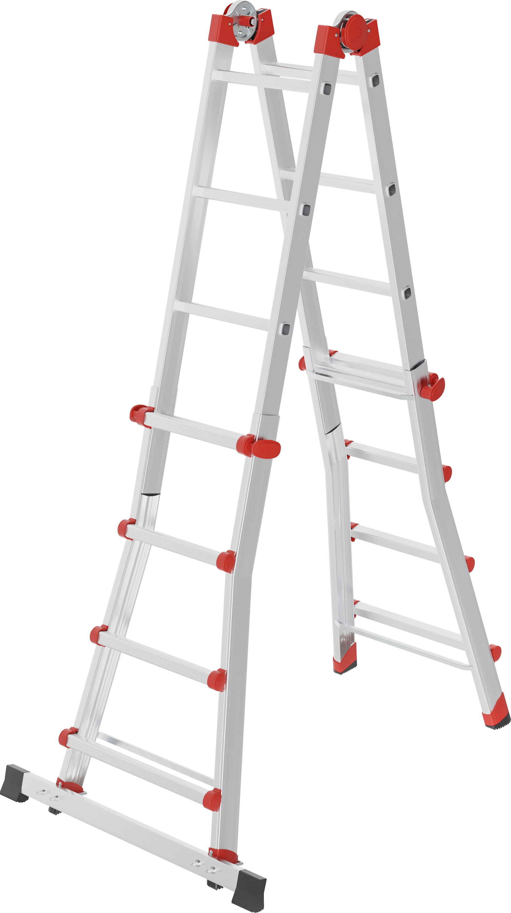 Hailo Vielzweckleiter »M80«, Aluminium, 4x4 Sprossen