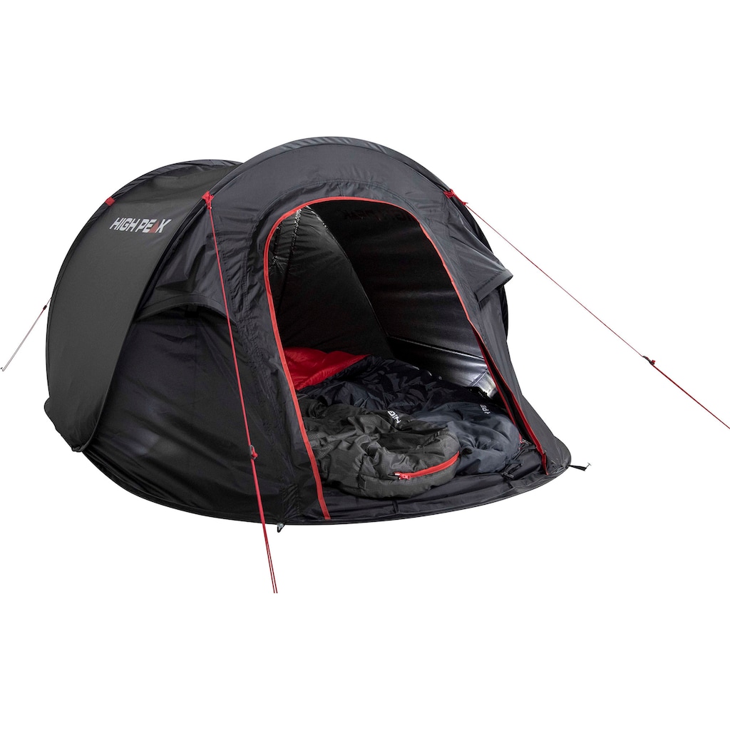 High Peak Wurfzelt »Pop up Zelt Vision 3«, 2 Personen, (mit Transporttasche)