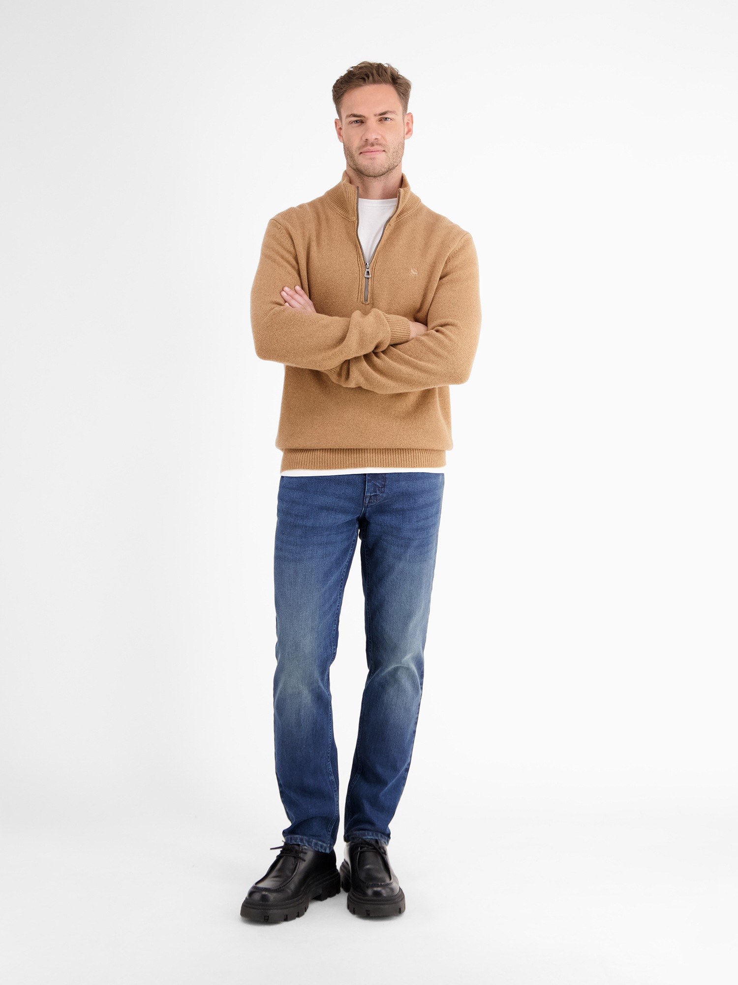 Thumbnail - LERROS Relax-fit-Jeans "LERROS BAXTER 5-Pocket-Denim, RELAXED FIT, unifarben"