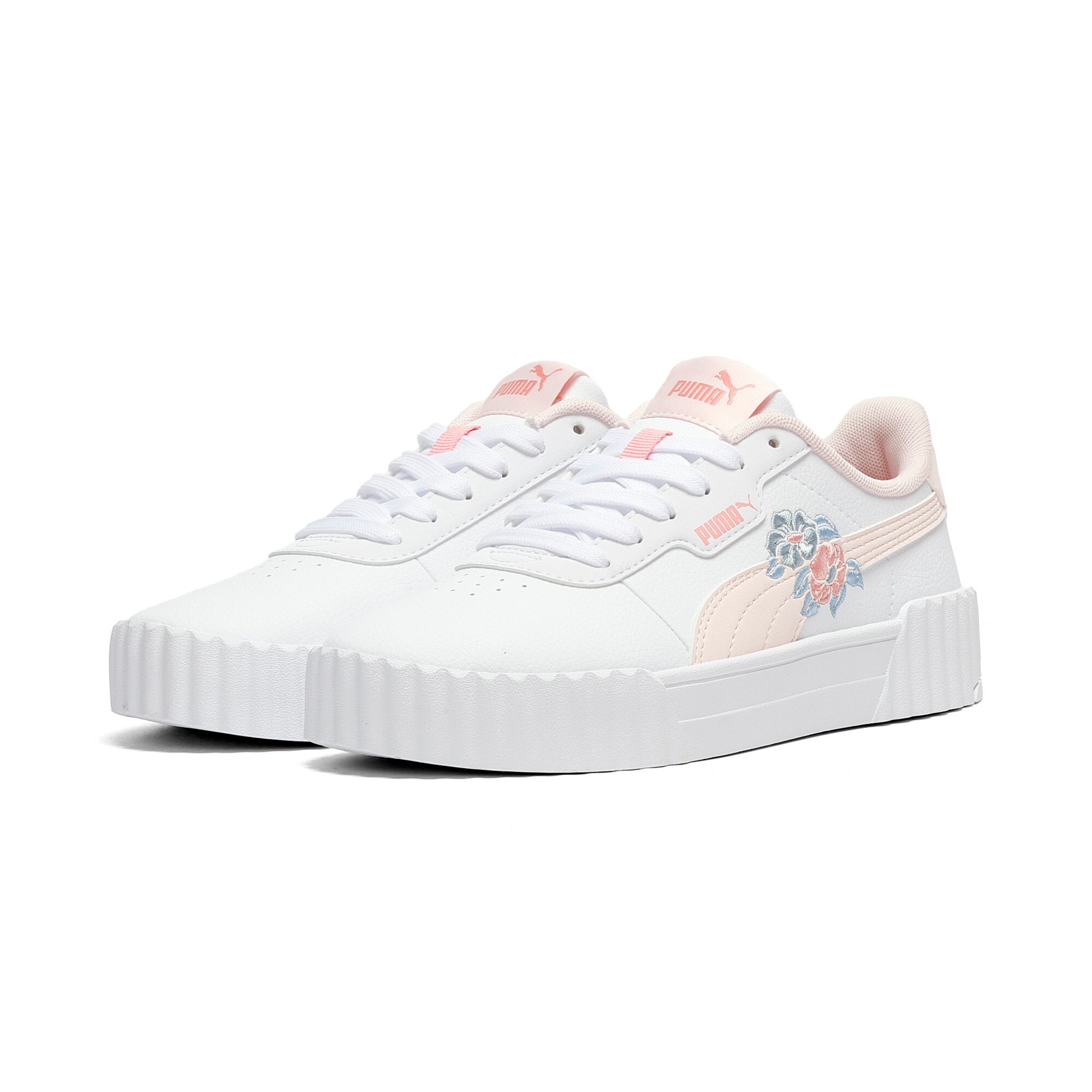PUMA Sneaker "CARINA 3.0 FLORAL JR" mit Schnürung, mit profiliertem Gummi-L günstig online kaufen