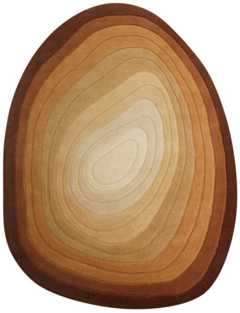 FLAIR RUGS Wollteppich "Puddle" rechteckig 9 mm Höhe Wollteppich in Pfützen günstig online kaufen