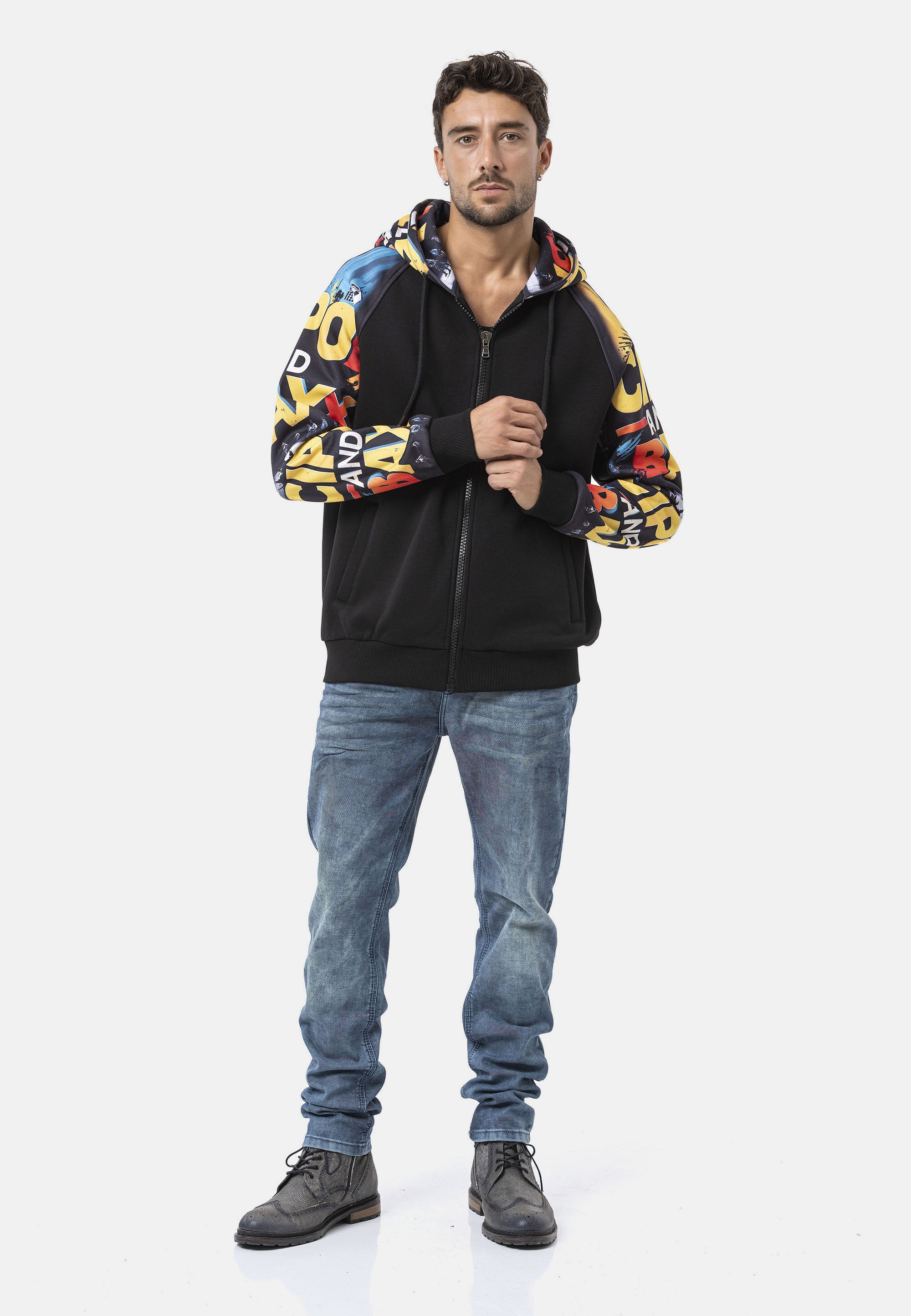 Cipo & Baxx Strickjacke »CL589« 1 tlg.