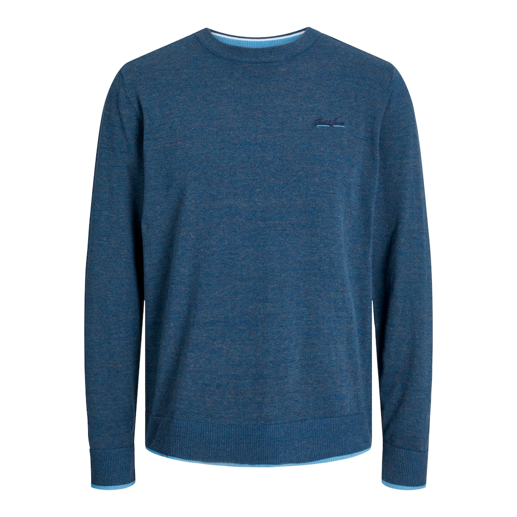 Jack & Jones Rundhalspullover »JJBRANDY KNIT CREW NECK«