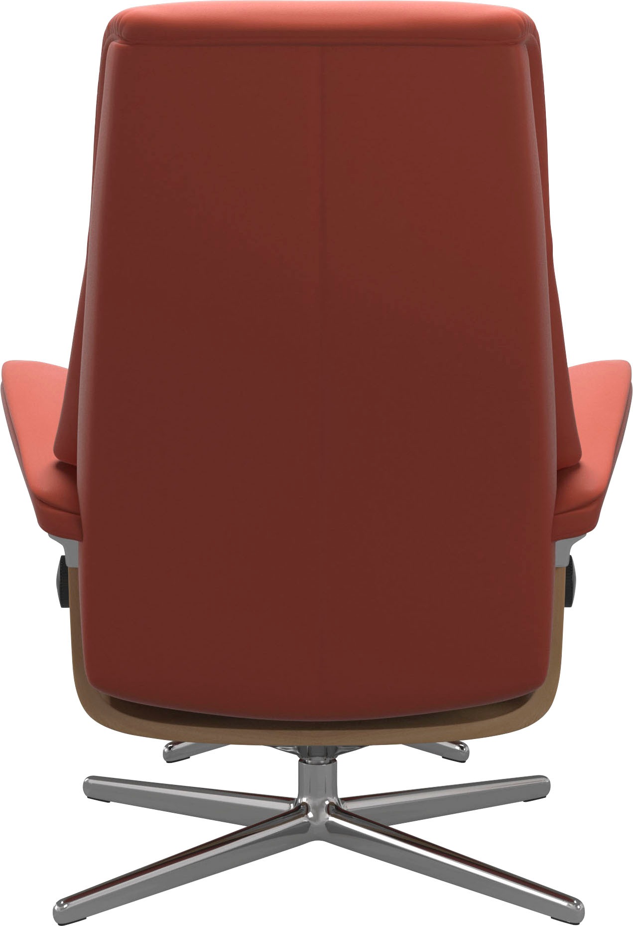 Stressless Fußhocker "View" mit Cross Base, Größe S, M & L, Holzakzent Eich günstig online kaufen