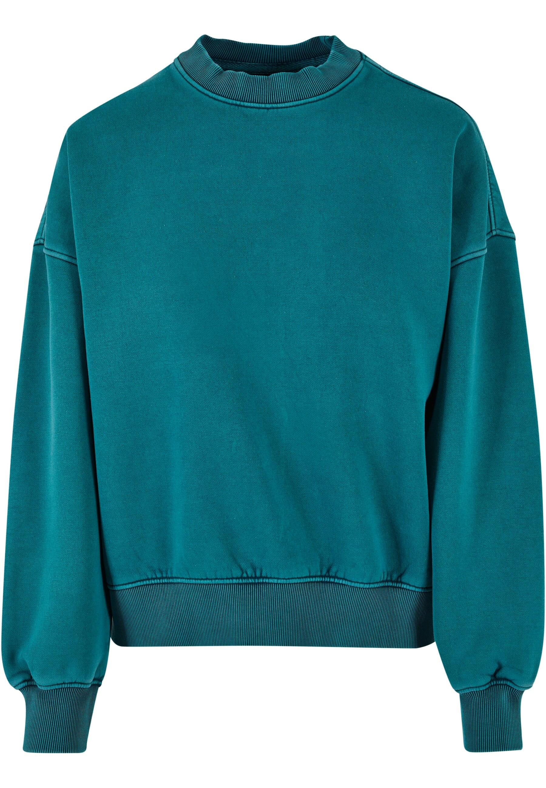 Sweater »Urban Classics Damen Ladies Oversized Stone Washed Crewneck«, (1 tlg.)