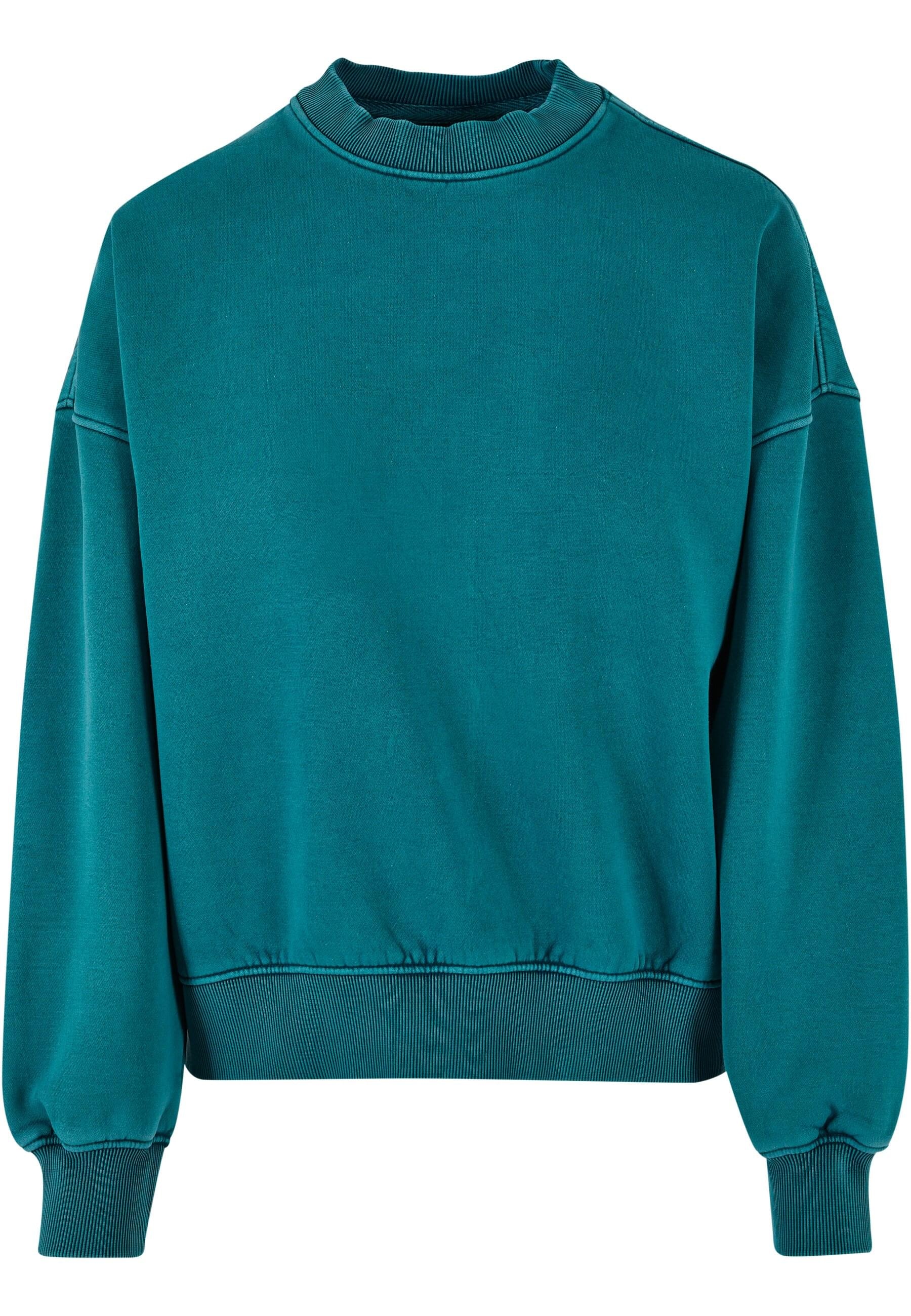 URBAN CLASSICS Sweater "Urban Classics Damen Ladies Oversized Stone Washed Crewneck"