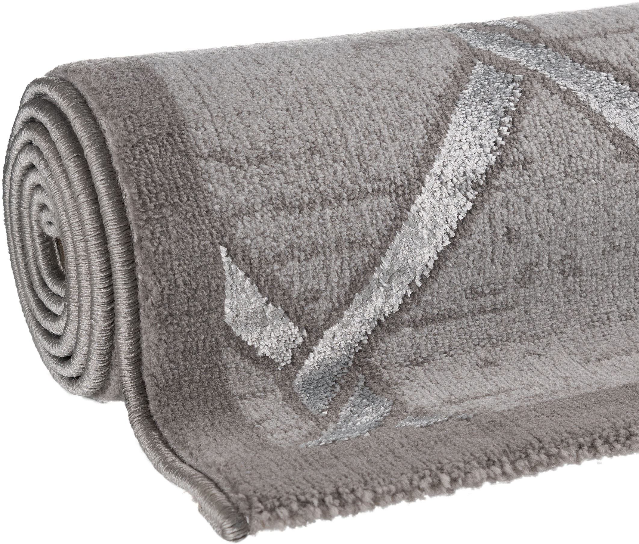 Sehrazat Teppich »Lara 700«, rechteckig, 10 mm Höhe, Hoch-Tief-Struktur, mit Glanz, Wohnzimmer