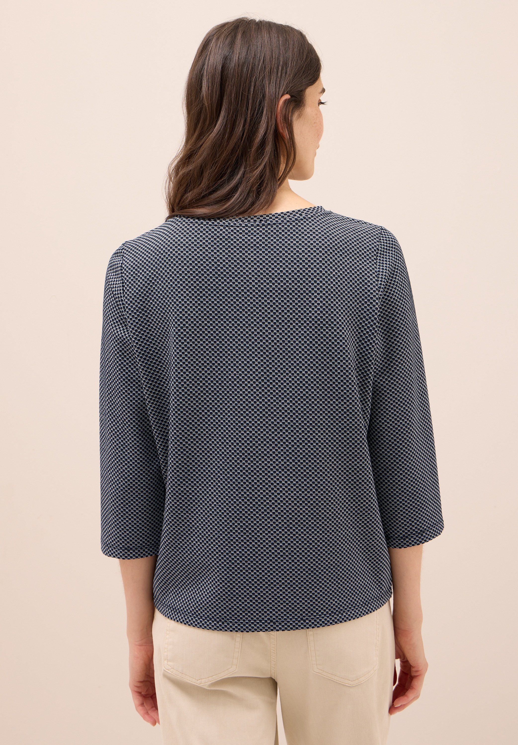 Cecil 3/4-Arm-Shirt, mit Materialmix günstig online kaufen