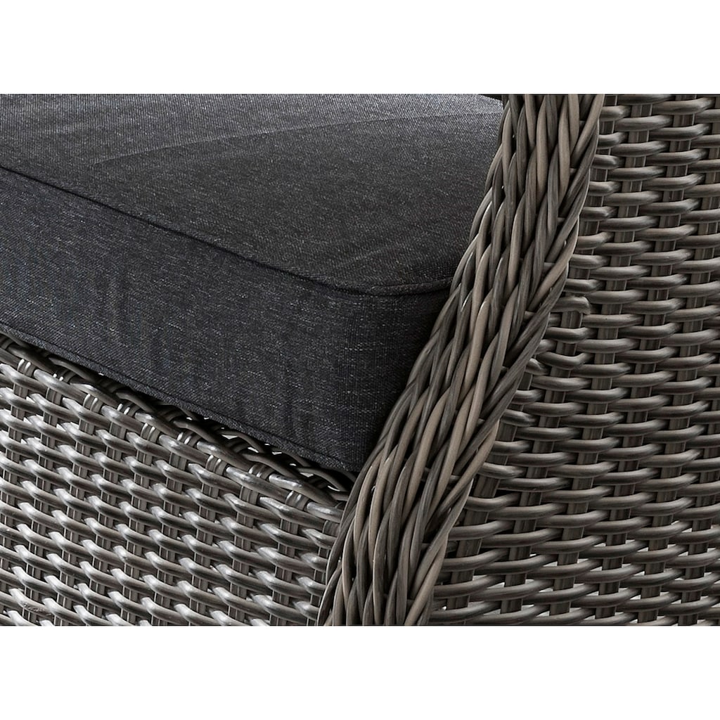 Destiny Loungesofa »CASA«, Polyrattan, inkl. Auflagen