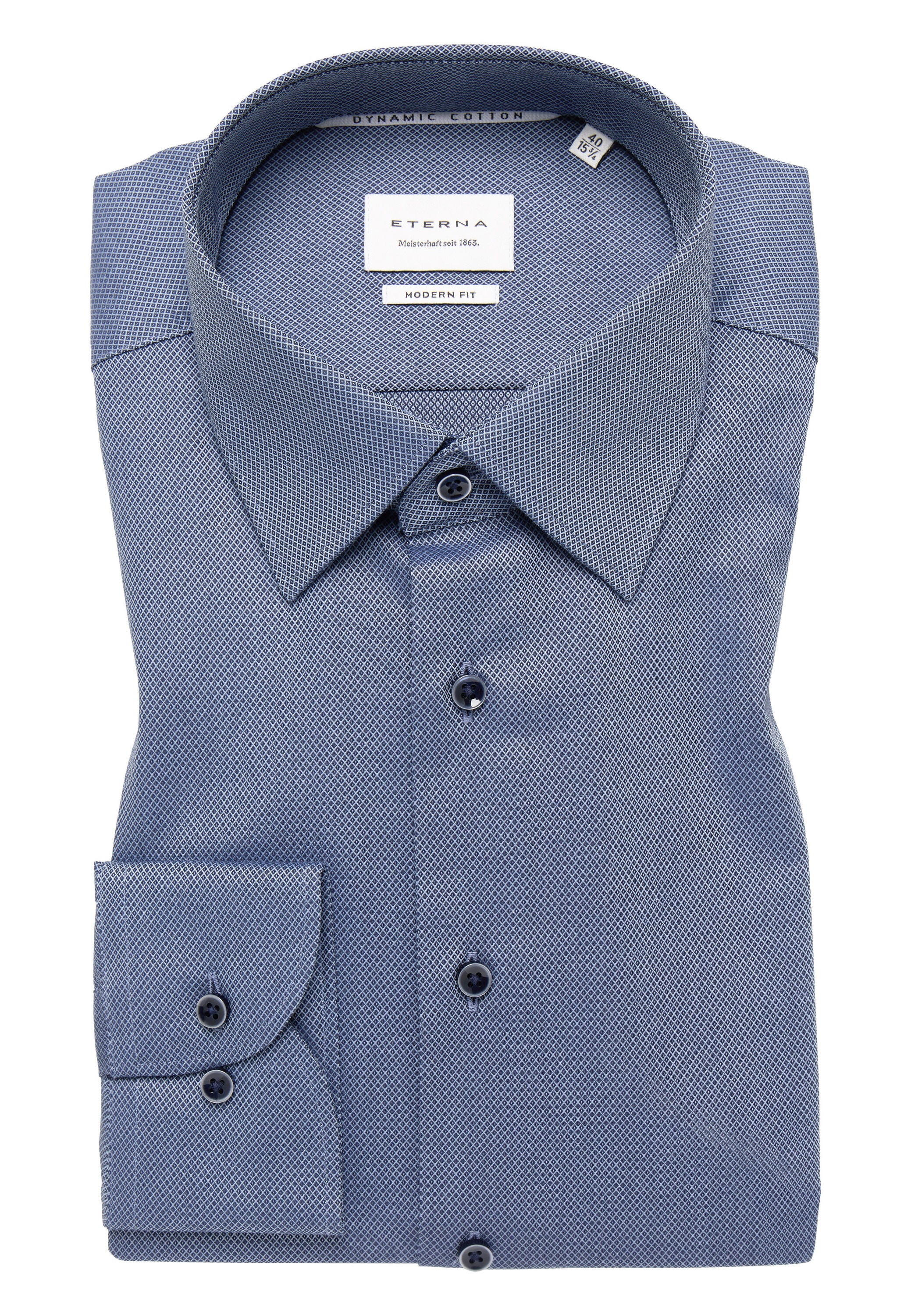 Eterna Langarmhemd »MODERN FIT«, NON IRON (bügelfrei)