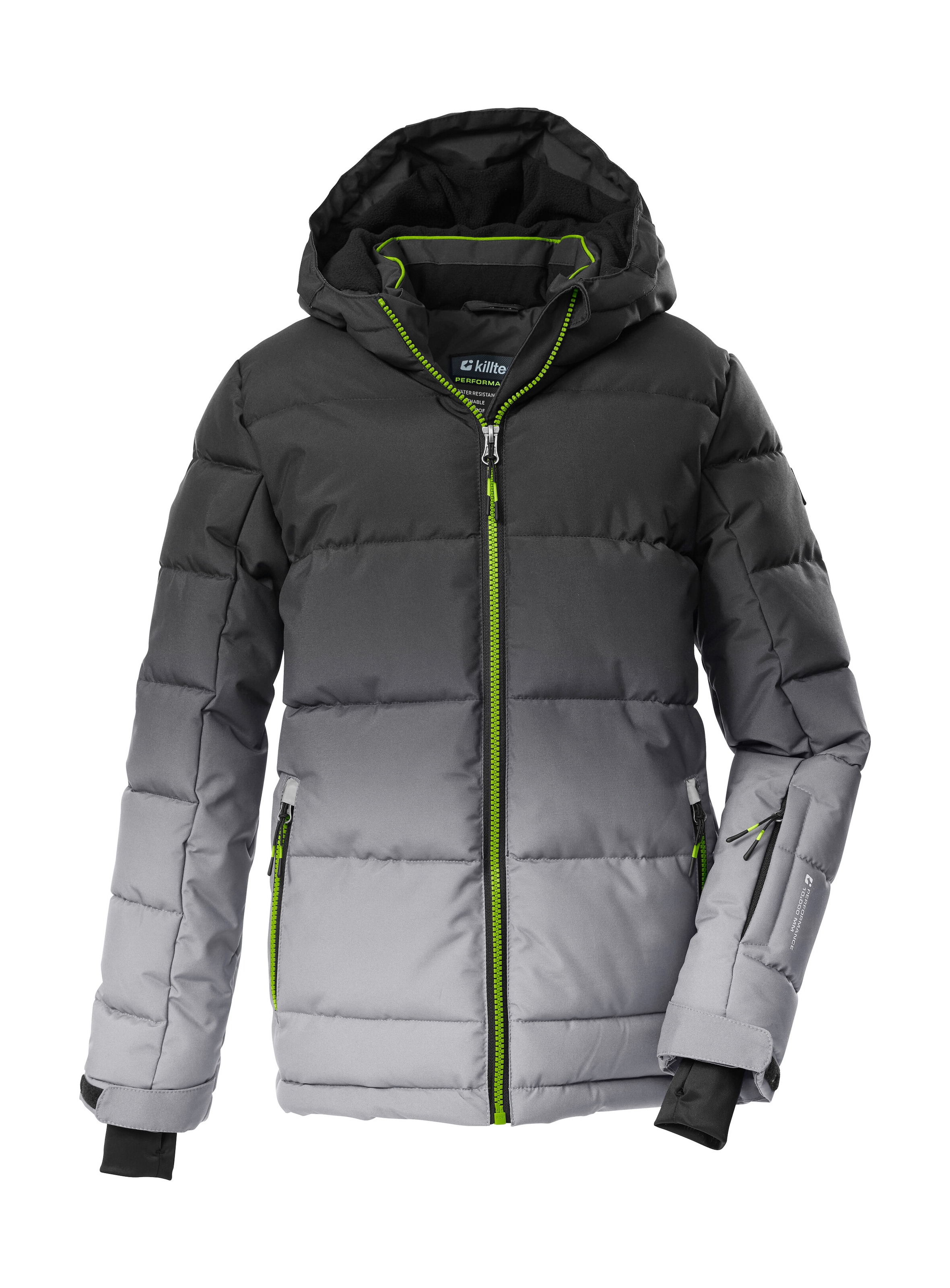 Killtec Skijacke "KSW 382 BYS SKI QLTD JCKT" Wasserabweisende, winddichte Winterjacke mit regulierbarer Kapuze