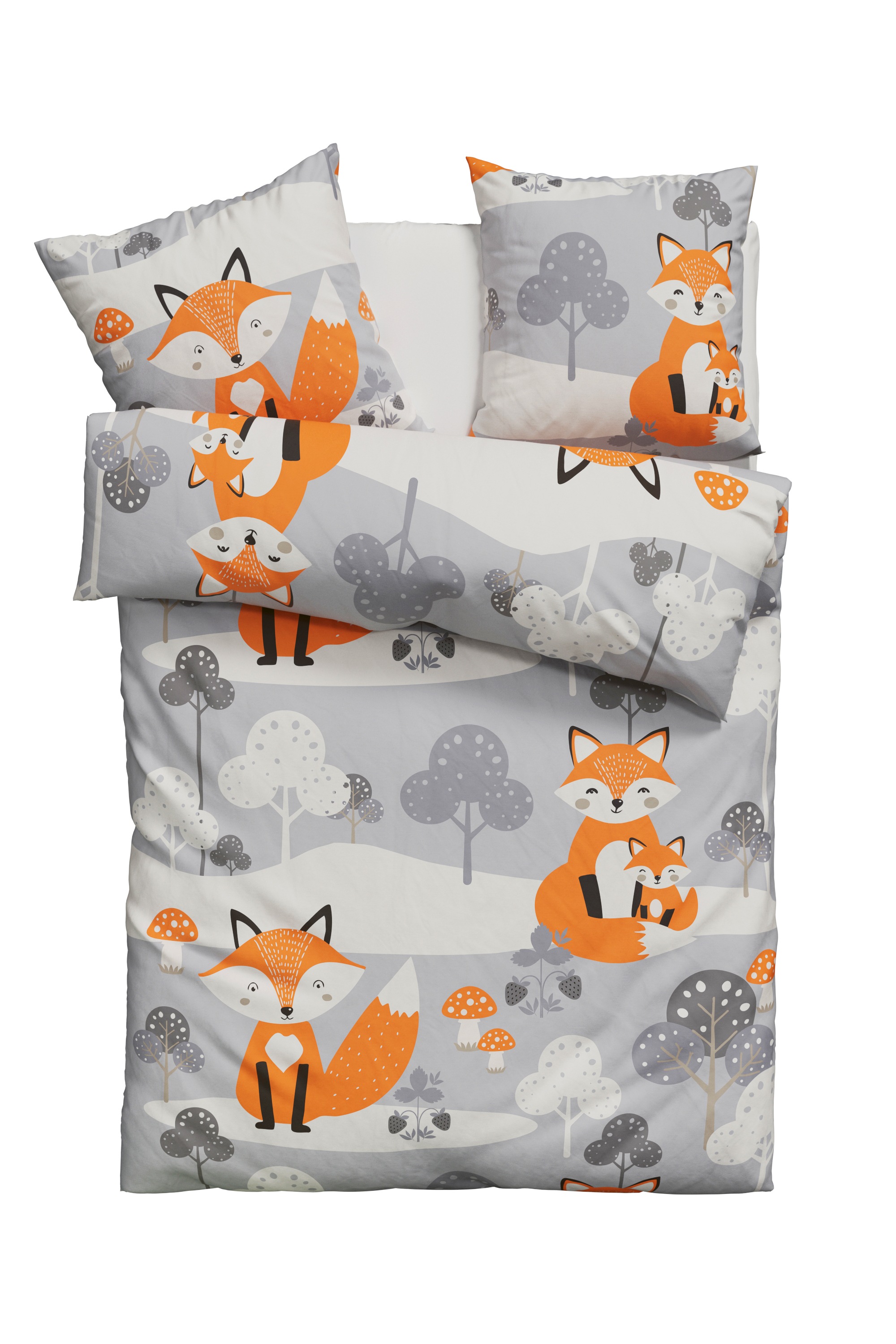 my home Bettwäsche "Physalis" 2 Stk. tlg. in Gr. 135x200 oder 155x220 cm, 1 günstig online kaufen