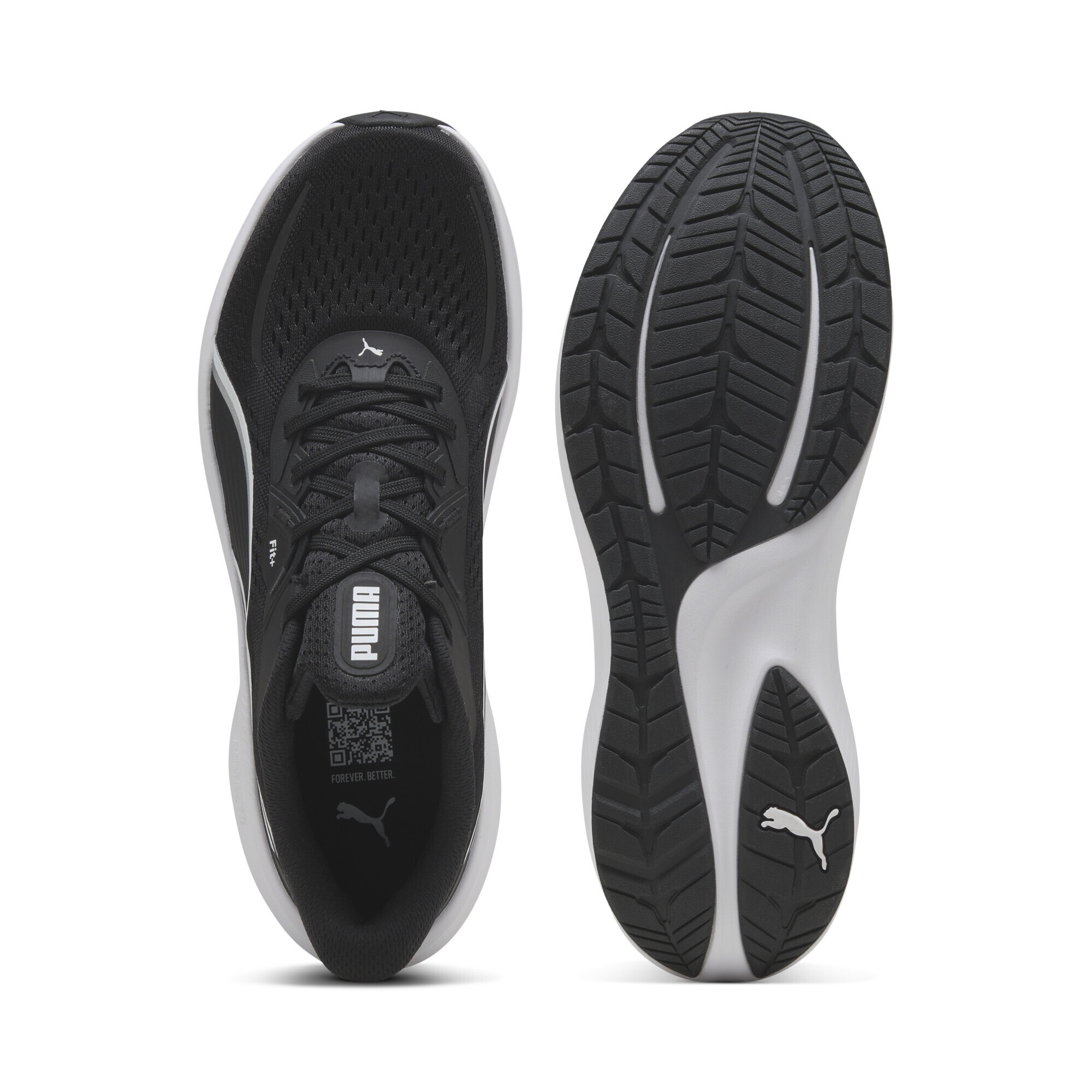 Puma Skyrocket Lite 2 Running Shoe Black White Silver 11 6